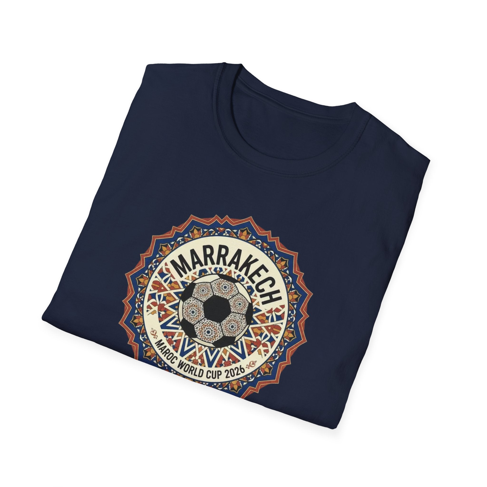 Marrakech Mosaic T-Shirt — Vintage Moroccan Mandala Travel Tee