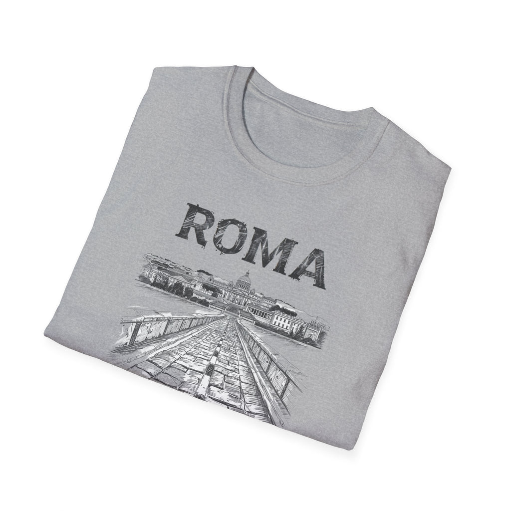 Roma vintage cityscape T-Shirt | All Roads Lead to Rome