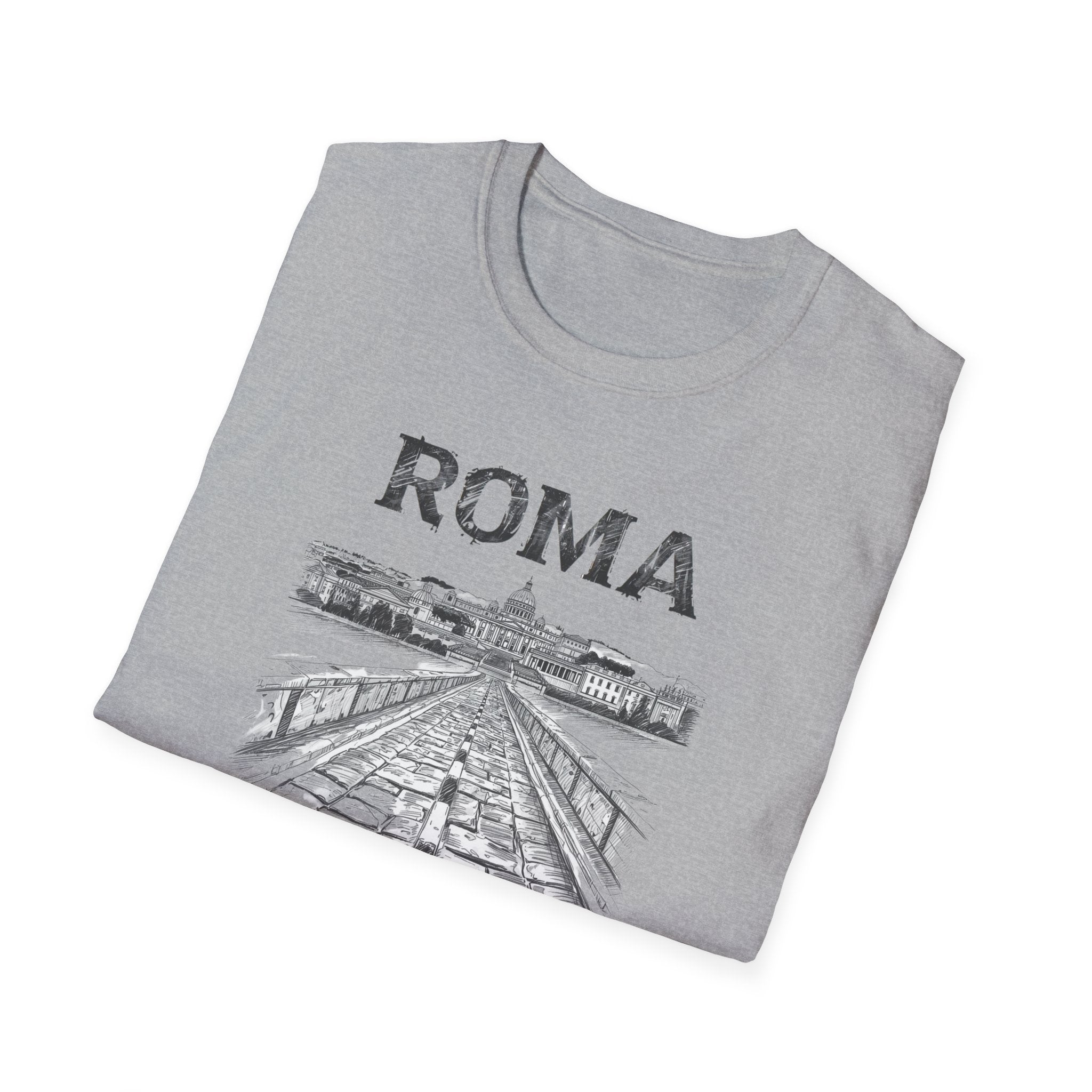 Roma vintage cityscape T-Shirt | All Roads Lead to Rome
