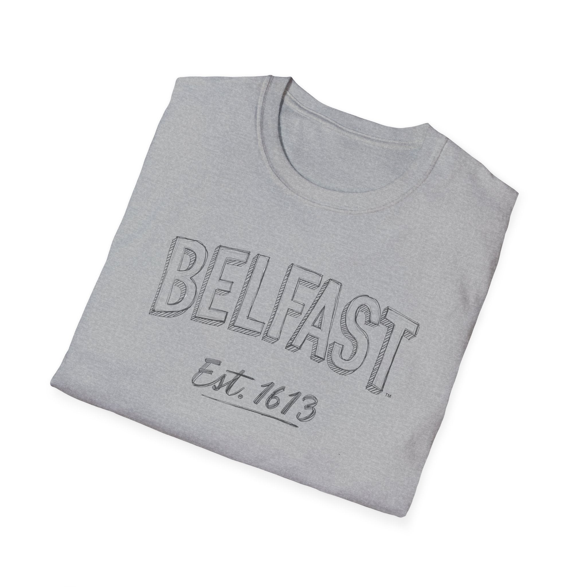 Belfast Est. 1613 Vintage-Style T-Shirt — Retro City Pride Tee