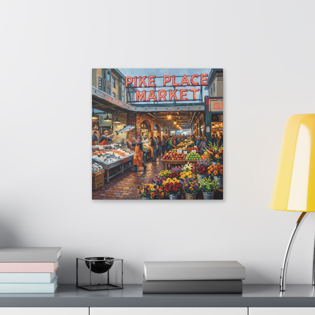 Pike Place Market Canvas Art