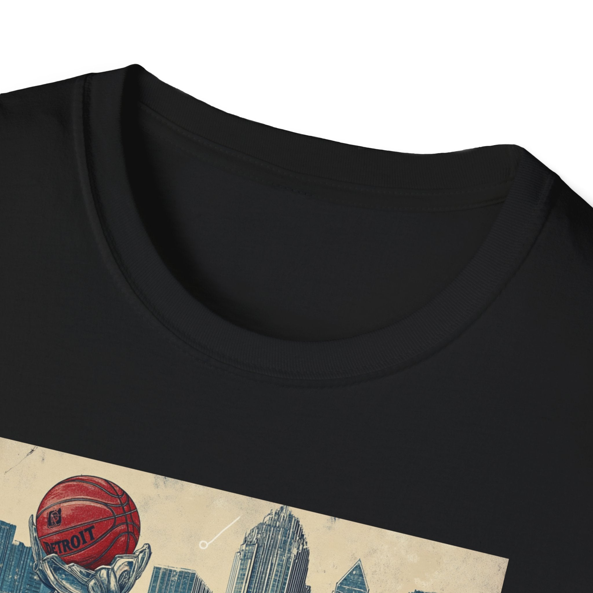 Detroit skyline vintage postcard T-Shirt | Retro city skyline tee