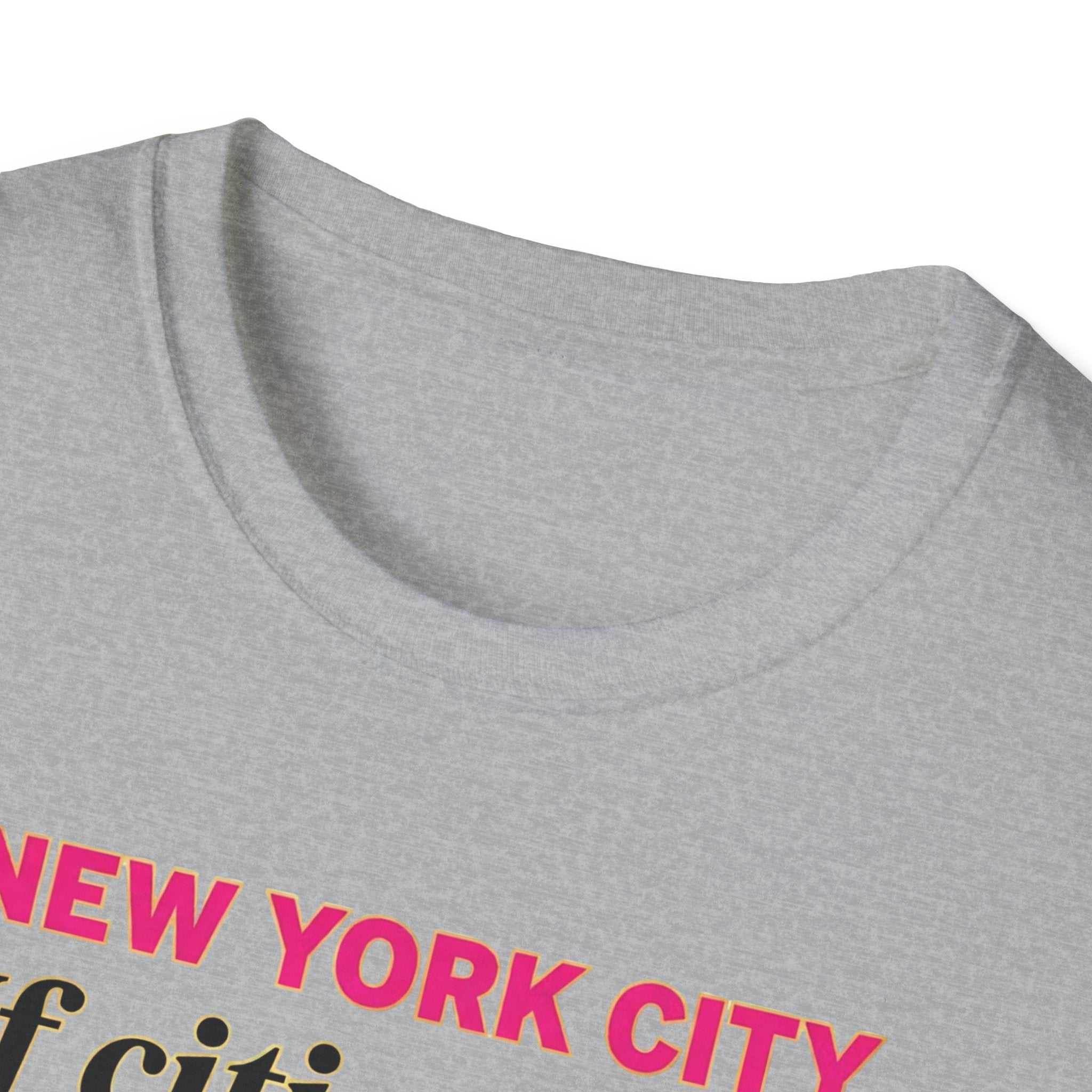 T-Shirt — "New York City: If cities could talk, mine would sass" Lipstick & Kiss Graphic