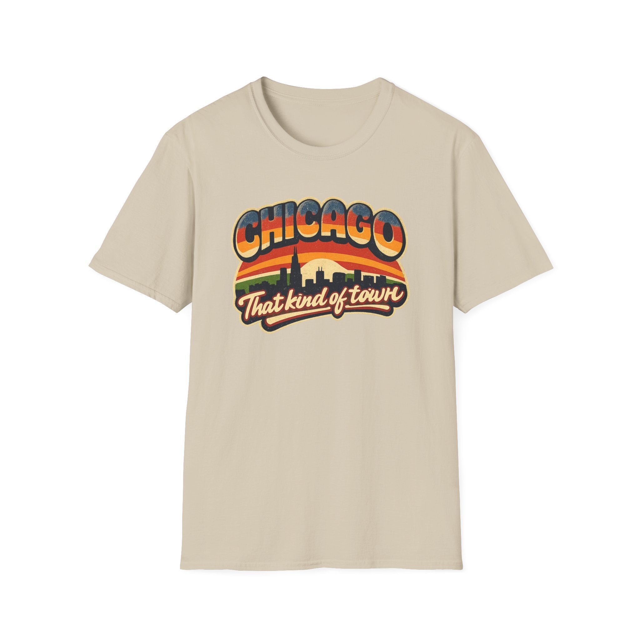 Chicago Retro Skyline T-Shirt — "That Kind of Town" Vintage City Tee