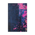 Abstract Neon Splash Canvas - Colour field painting inspired by Tokyo and Japanese artistic heritage