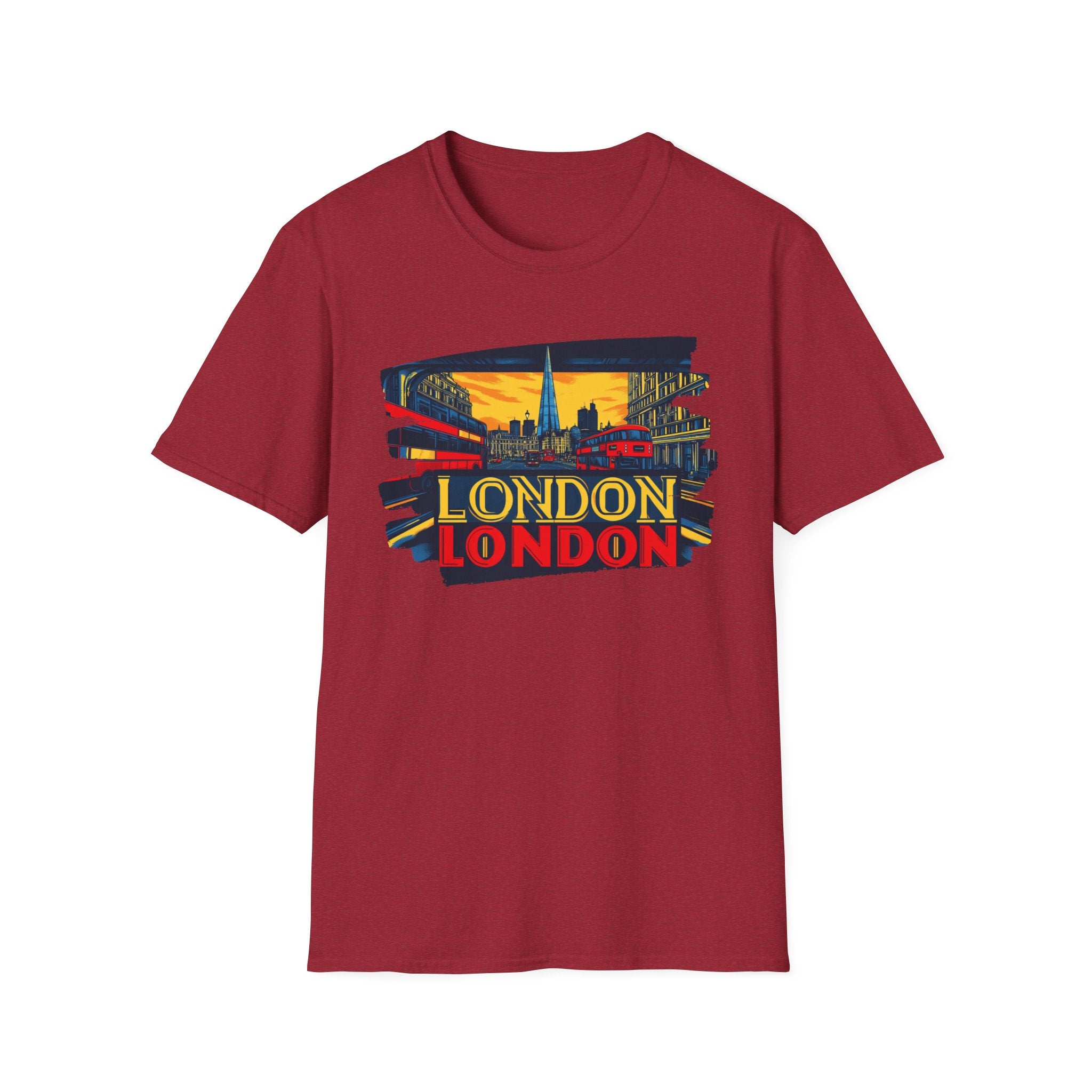 London Skyline Graphic T-Shirt | Retro Cityscape London Tee