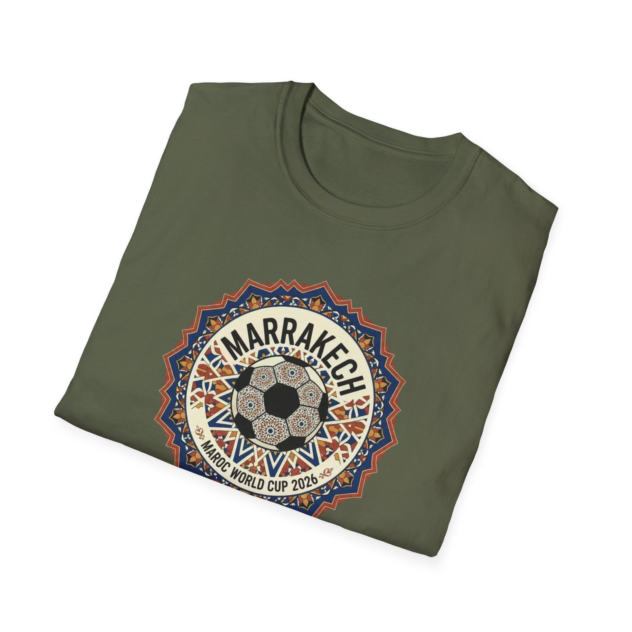 Marrakech Mosaic T-Shirt — Vintage Moroccan Mandala Travel Tee