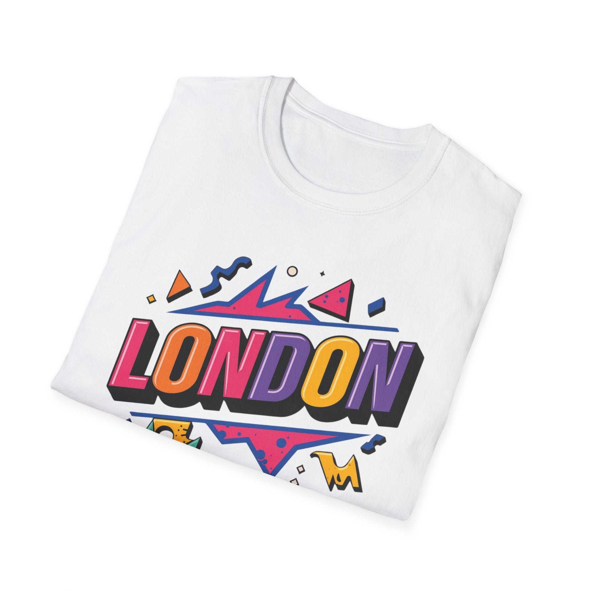 London Pop Art T-Shirt — Colorful Retro City Graphic Tee