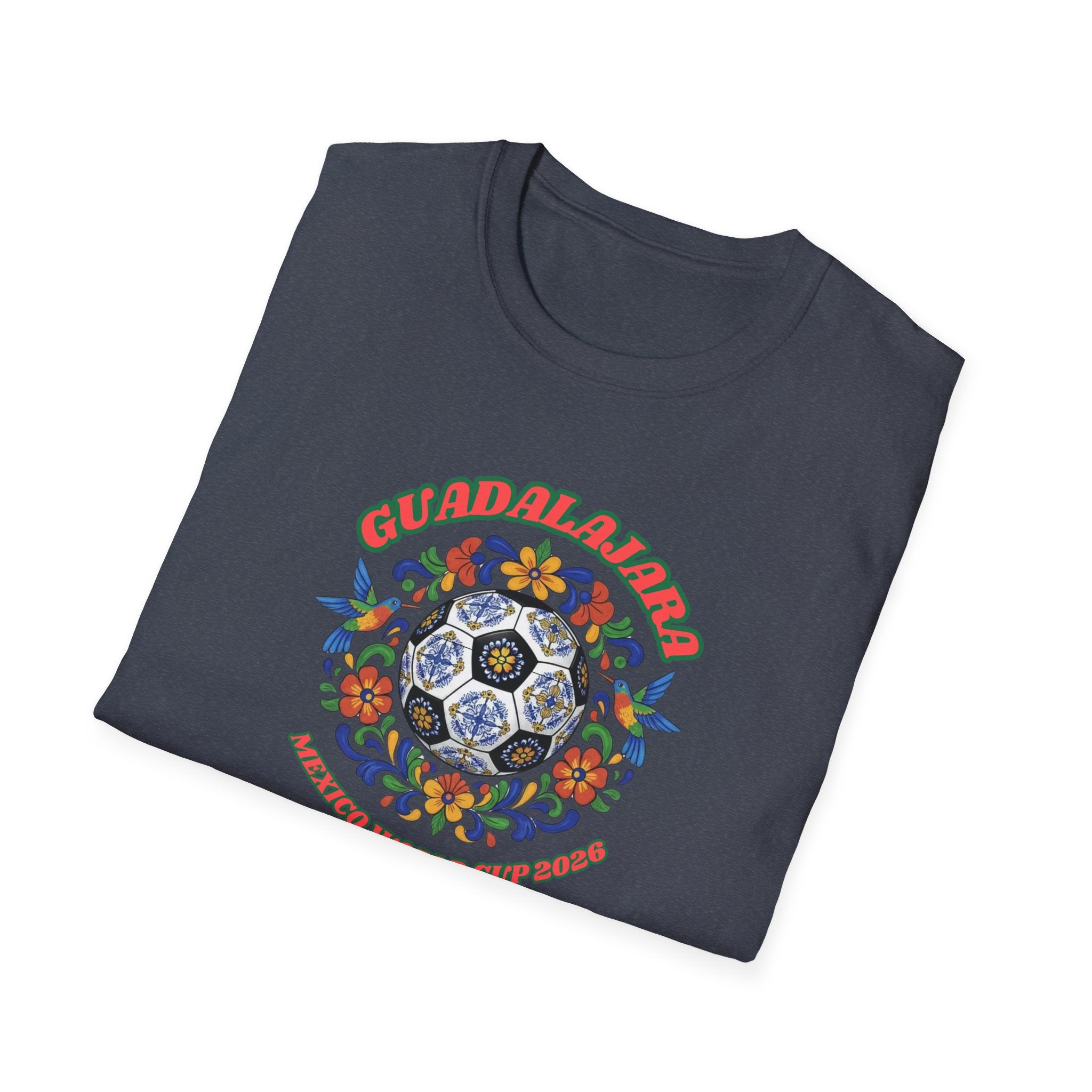 Day of the Dead Floral Soccer T-Shirt – Mexican Calavera Football Design