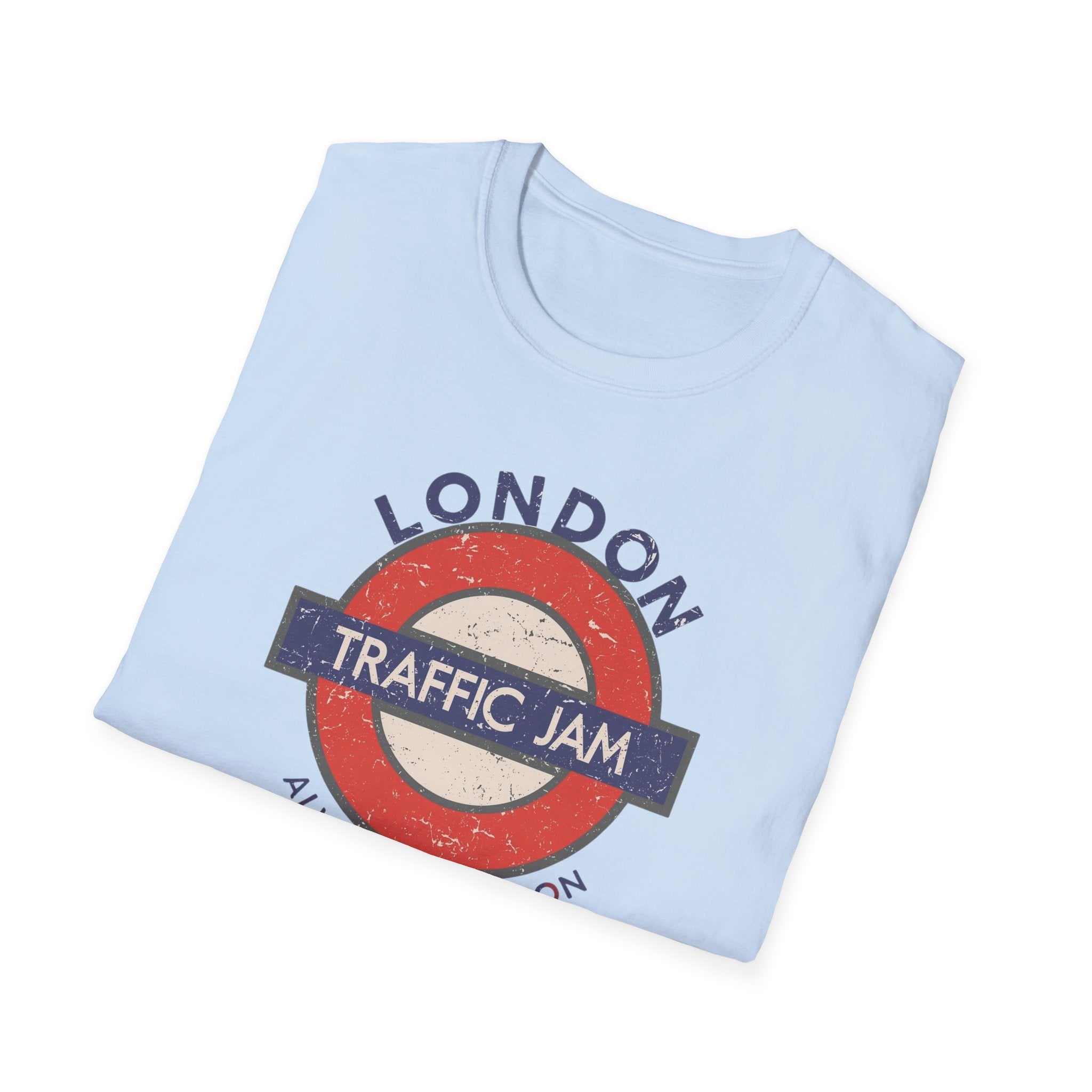 London Traffic Jam T-Shirt — Vintage Tube Roundel Graphic Tee