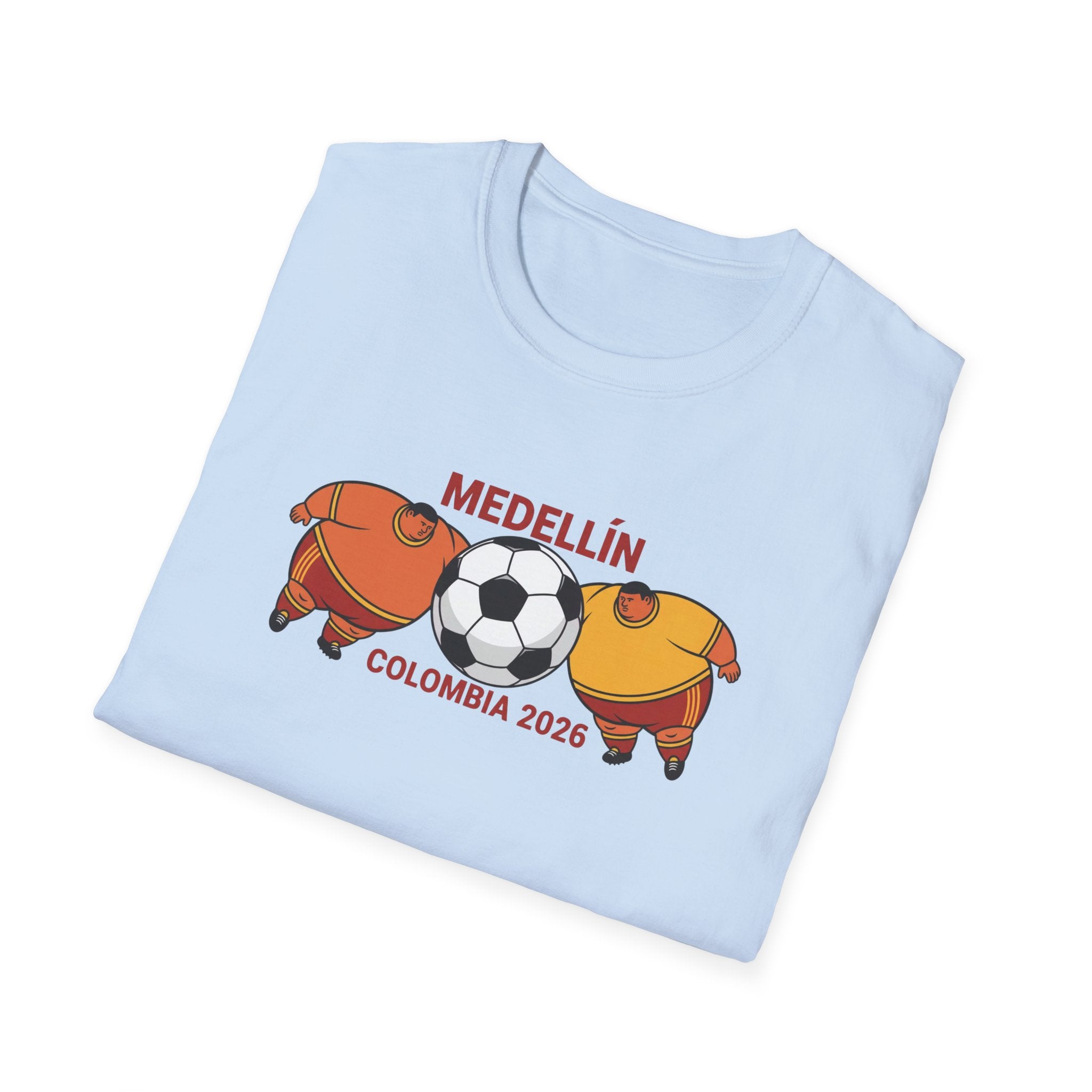 Medellín Colombia 2026 Soccer T-Shirt – Football Dolphins Graphic Tee