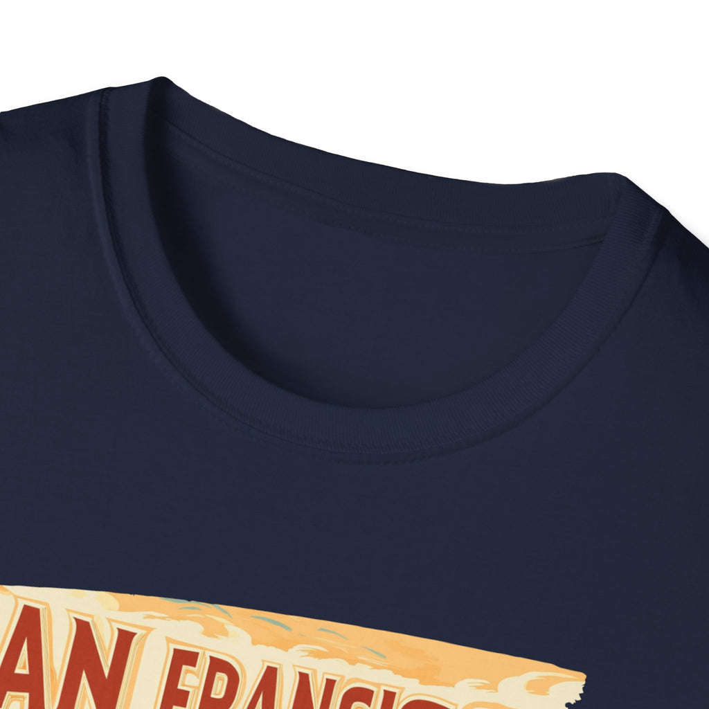 San Francisco Retro Skyline T-Shirt | Vintage City Travel Tee