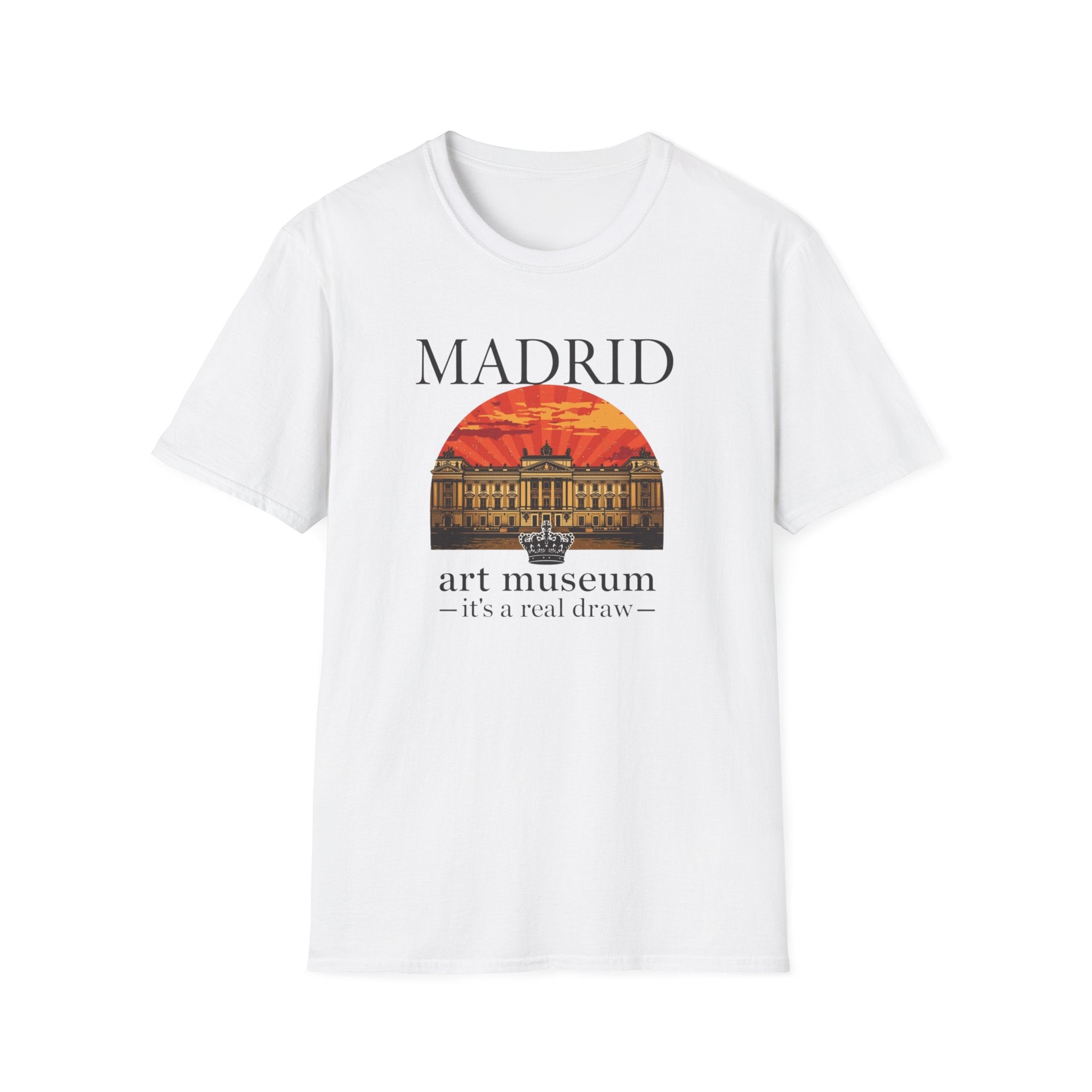 Madrid Art Museum T-Shirt — Vintage Sunset Prado Travel Tee