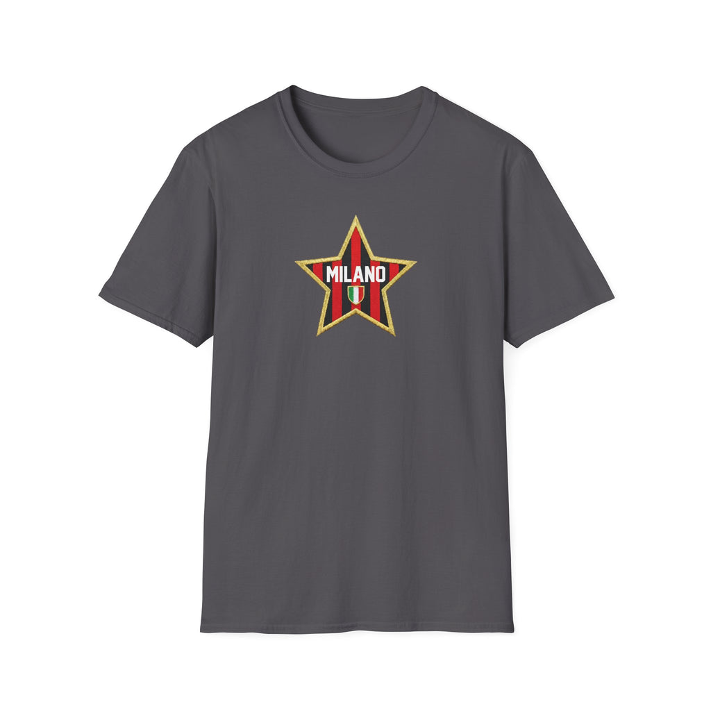 Milano Star Crest T-Shirt | Italian Flag Stripe Icon