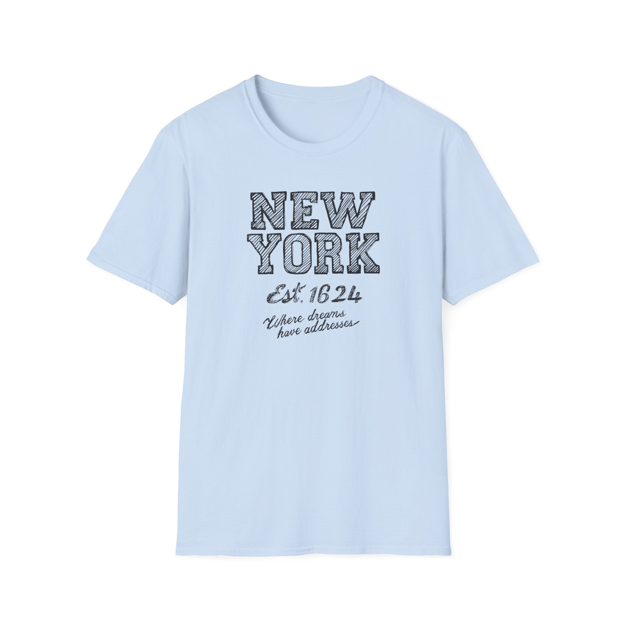 New York Est. 1624 Vintage City T-Shirt — Retro Travel Tee