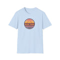 New York sunset badge T-Shirt | vintage retro city graphic