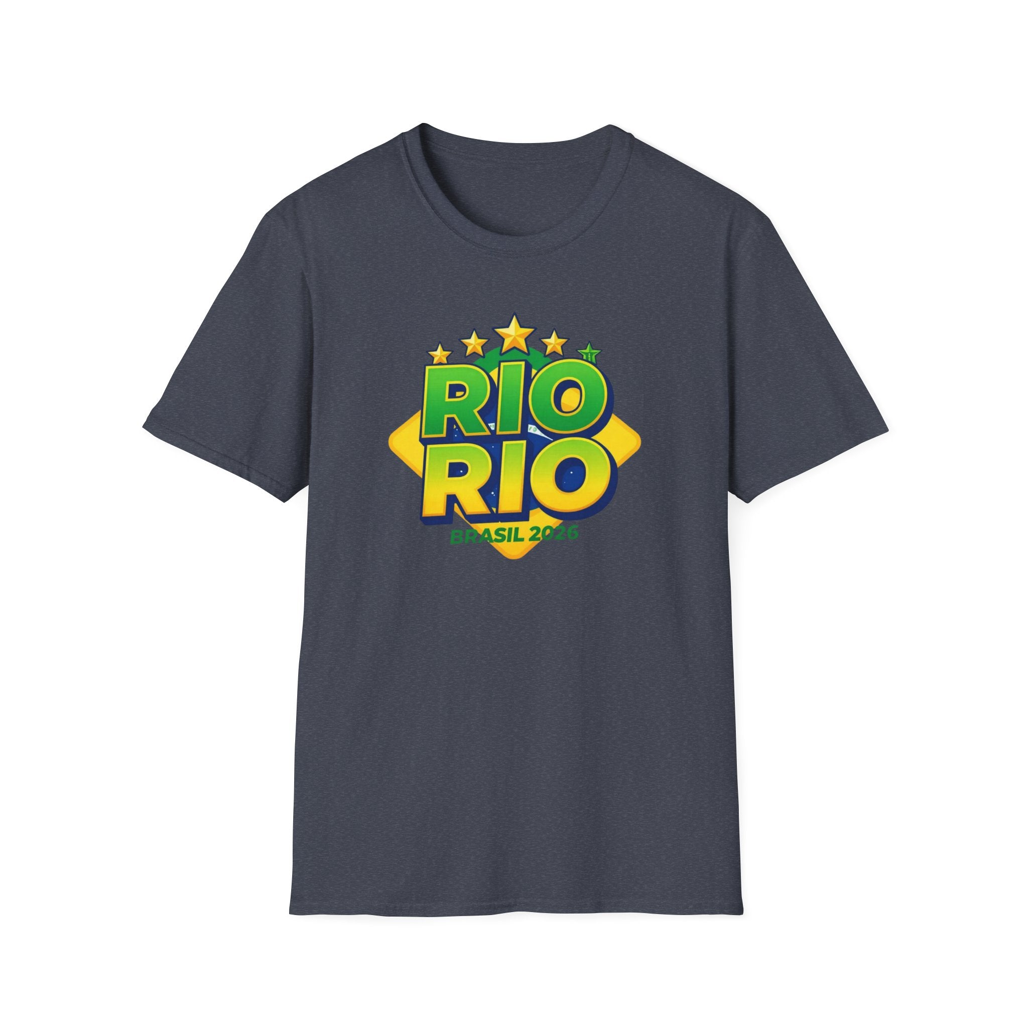 Rio Rio Brasil 2026 T-Shirt — Bright Brazilian Travel Souvenir Tee
