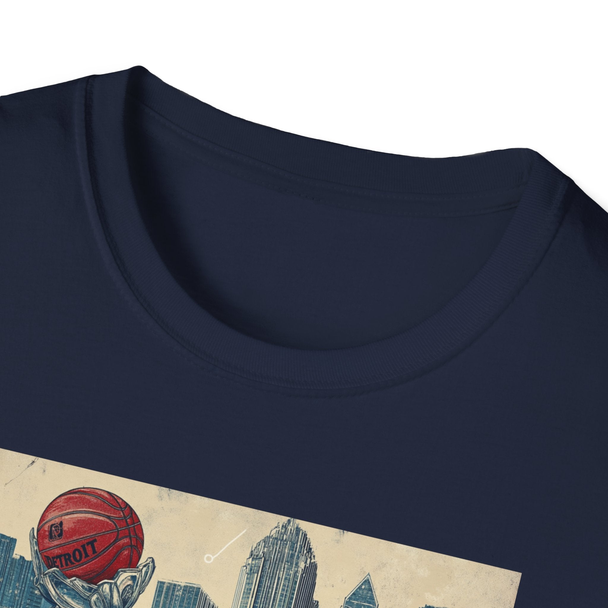 Detroit skyline vintage postcard T-Shirt | Retro city skyline tee
