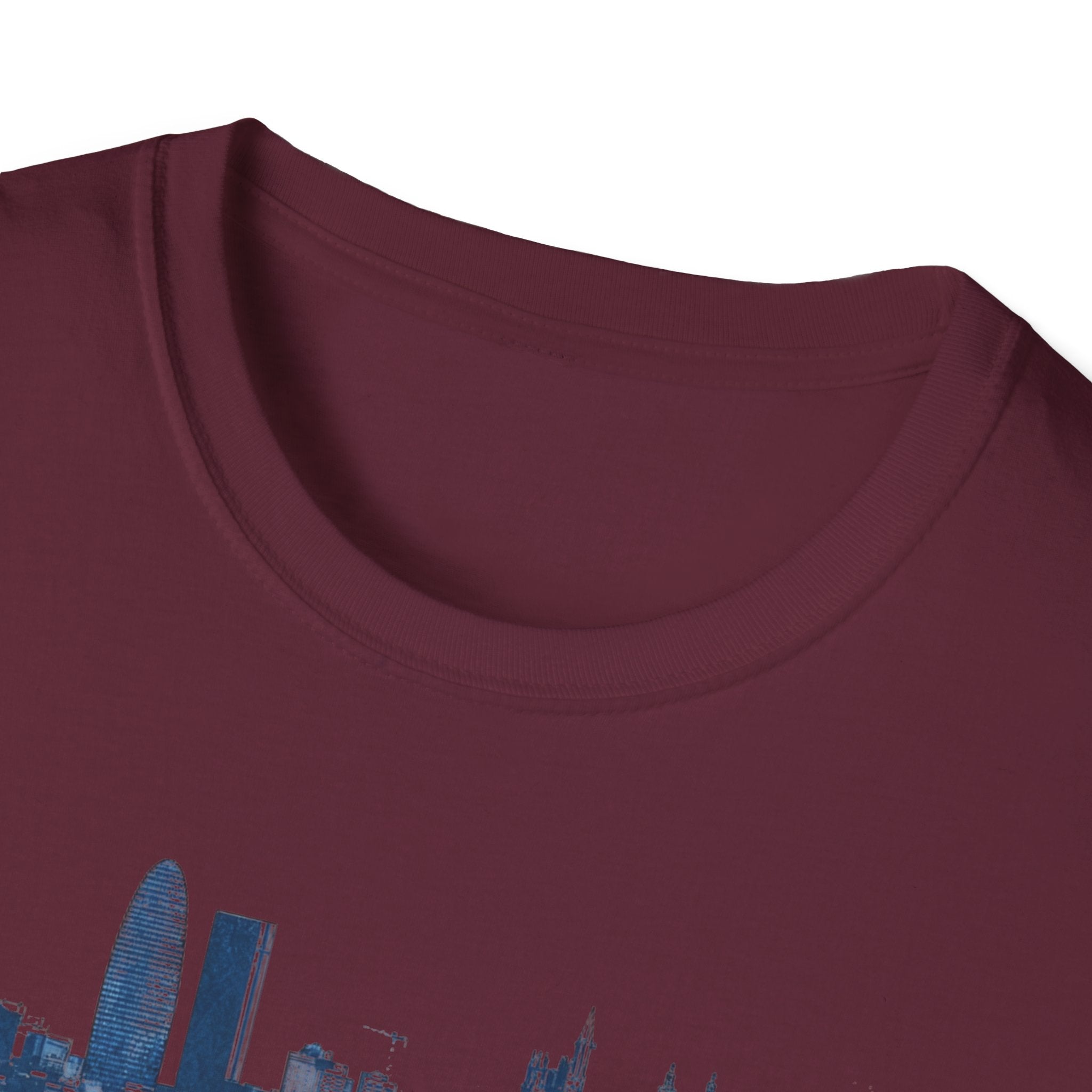 Barcelona skyline paint splash T-Shirt | Spanish city travel tee