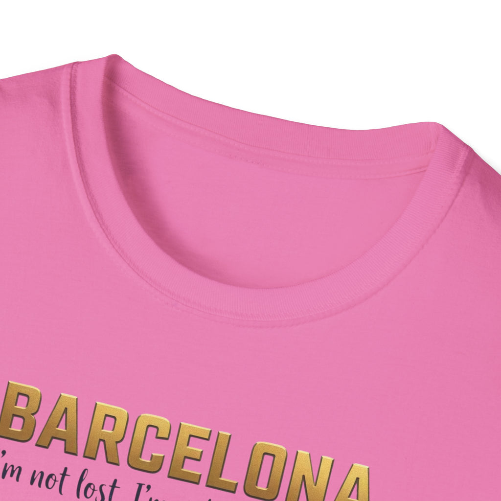 Barcelona Heart Maze T-Shirt — I am not lost, I’m urban exploring