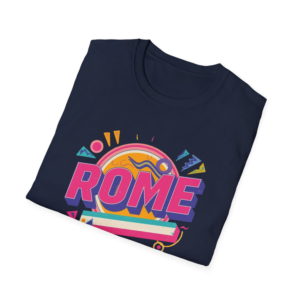 Rome Retro Graphic T-Shirt — Colorful Travel Tee