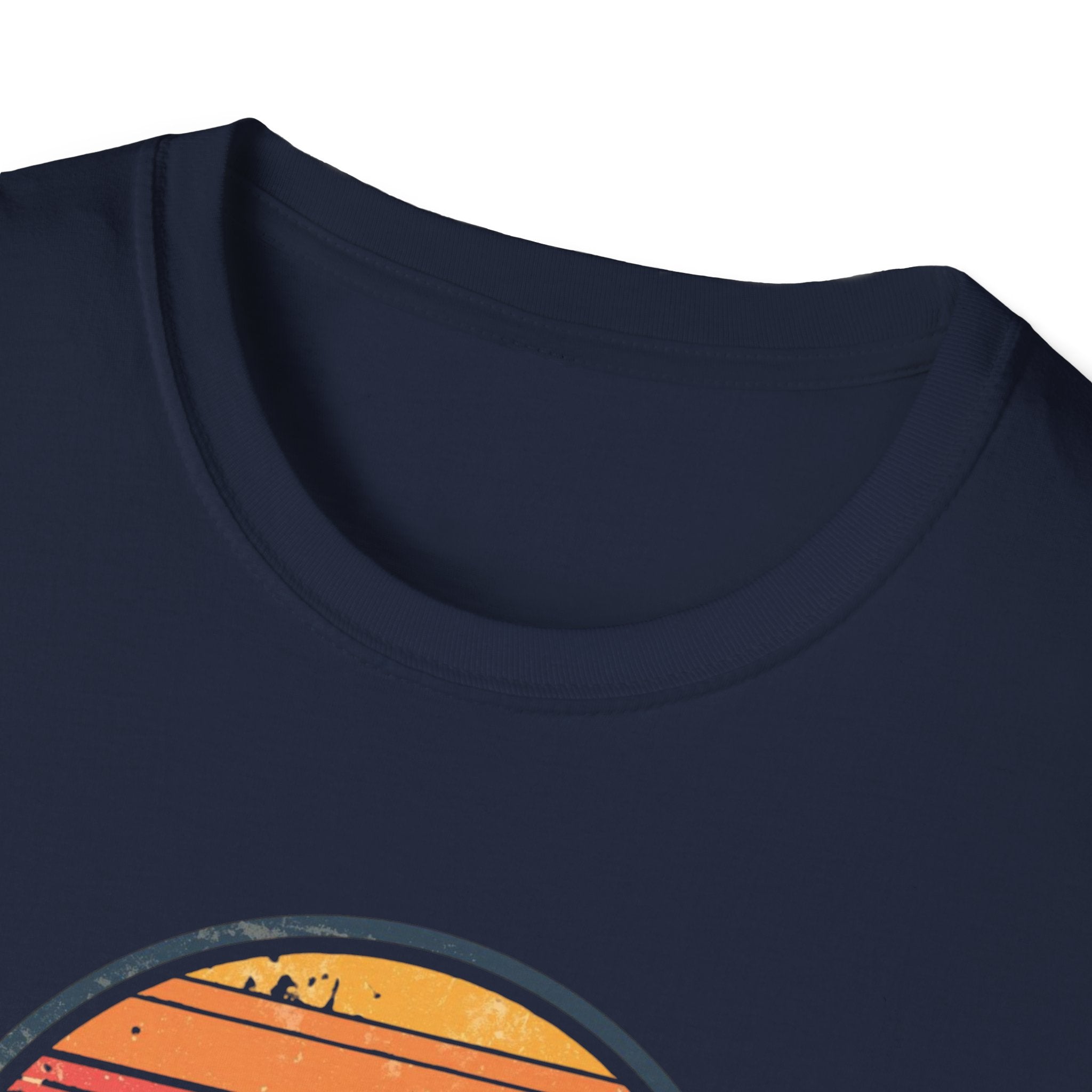 Paris Sunset T-Shirt — Retro Circular Skyline Tee