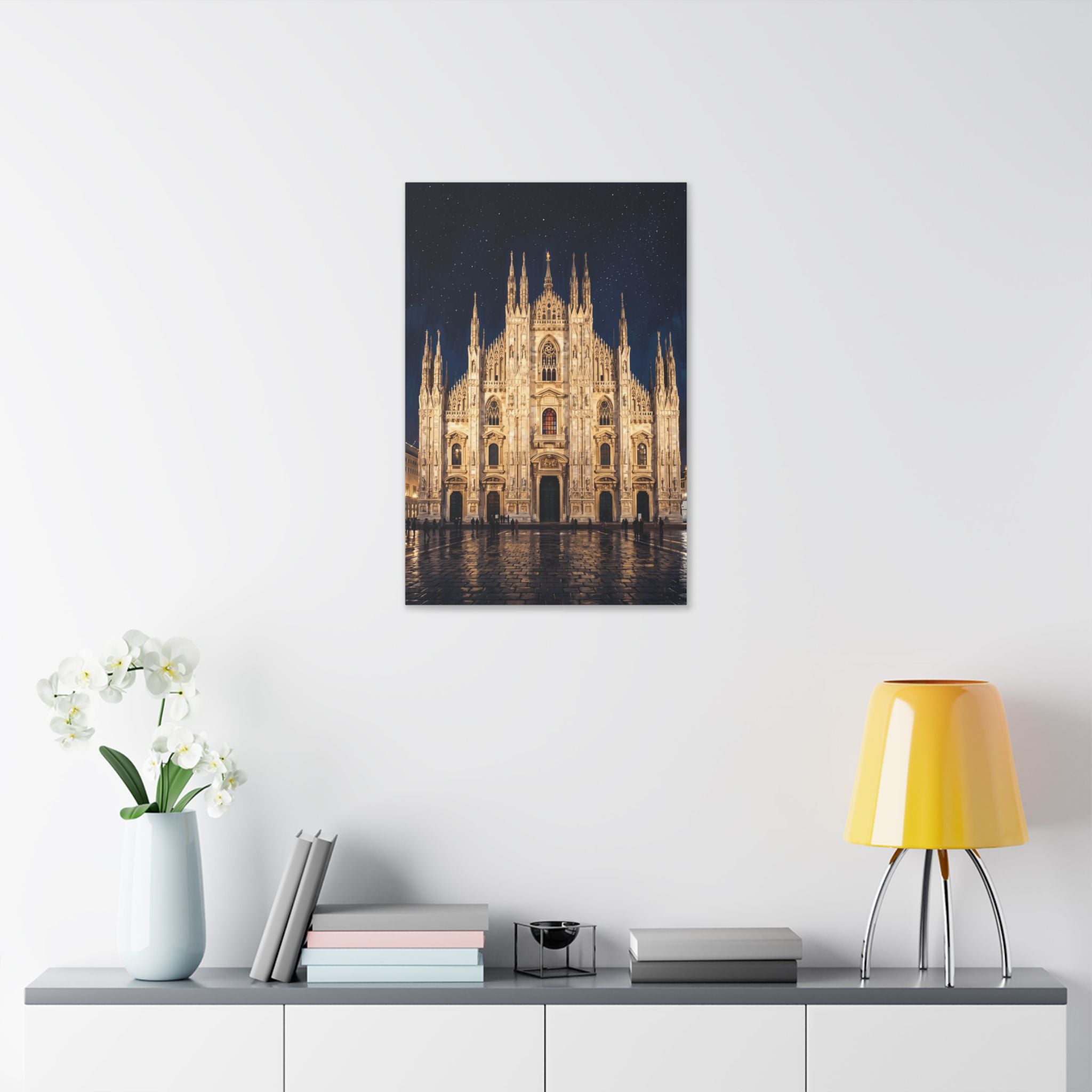 Duomo di Milano Nightscape Canvas