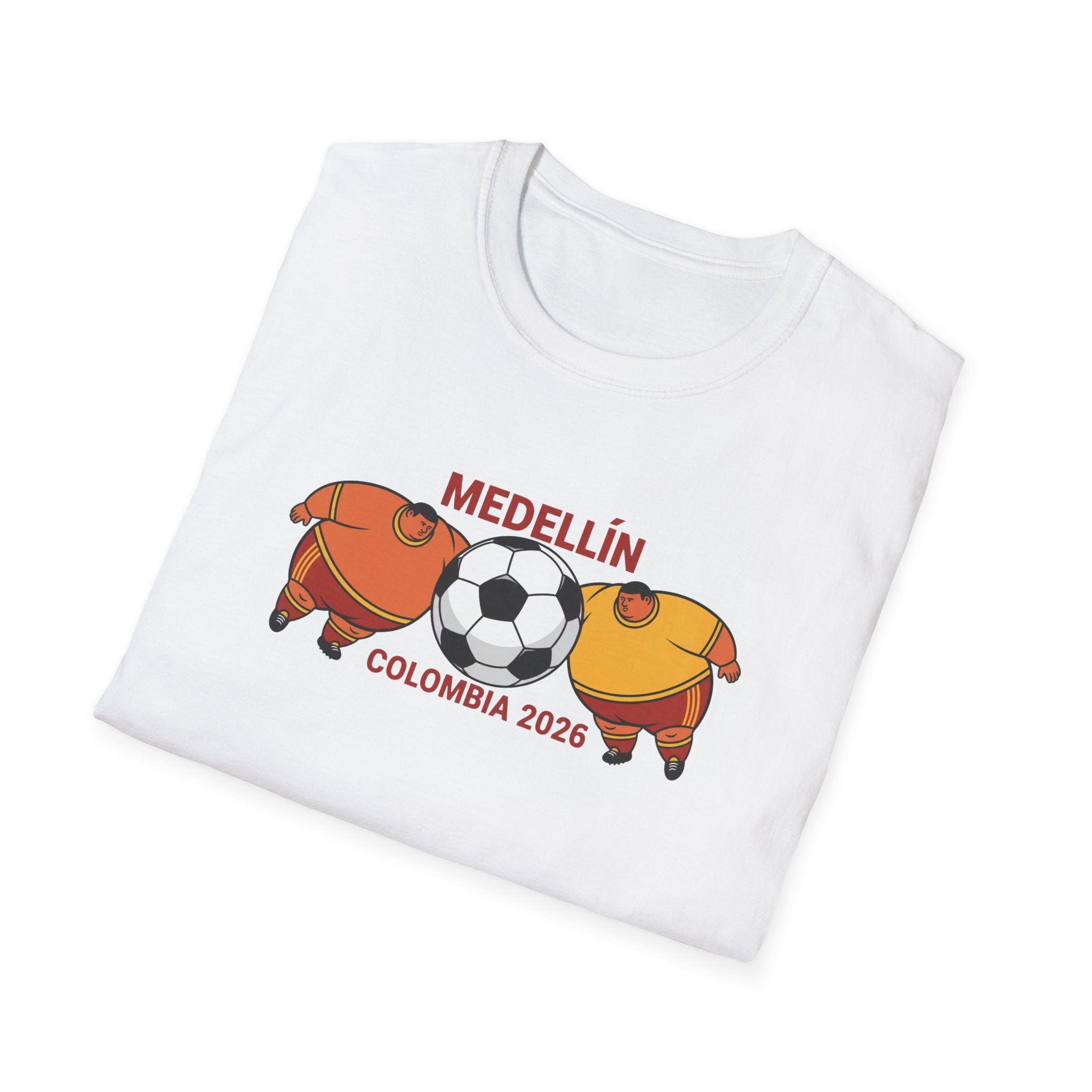 Medellín Colombia 2026 Soccer T-Shirt – Football Dolphins Graphic Tee