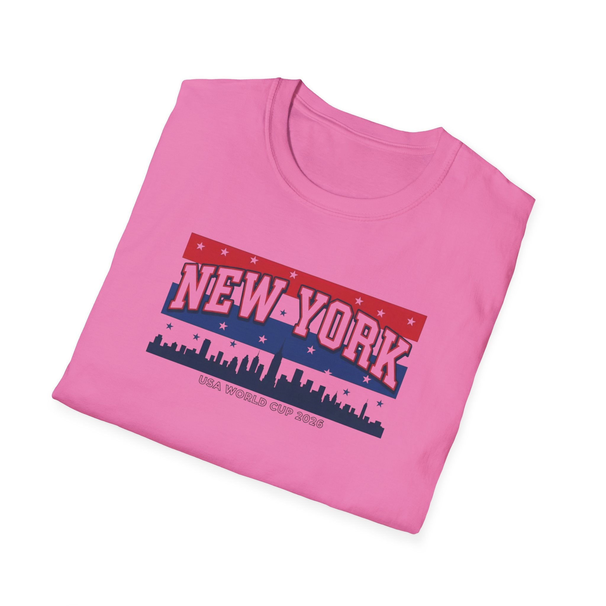 New York Skyline T-Shirt - Patriotic USA City Graphic Tee
