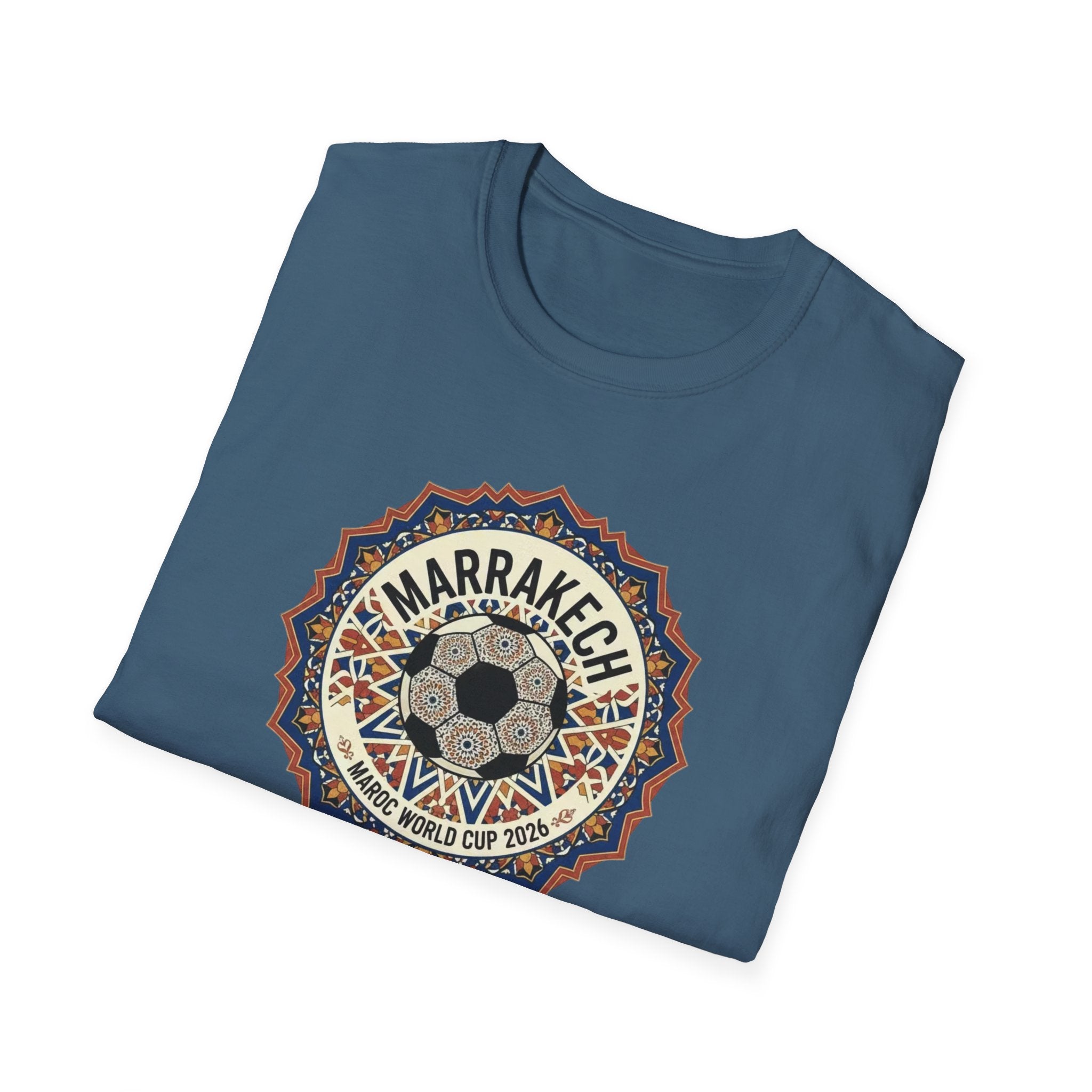 Marrakech Mosaic T-Shirt — Vintage Moroccan Mandala Travel Tee