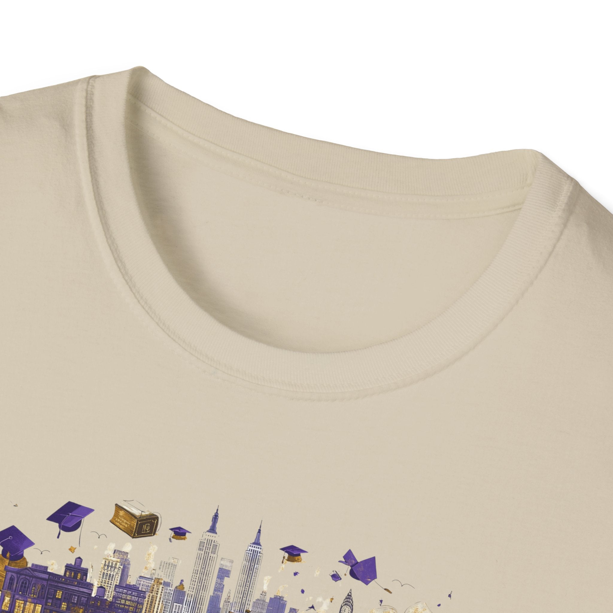New York Skyline Graphic T-Shirt | Cityscape, Statue of Liberty, Urban Landmarks