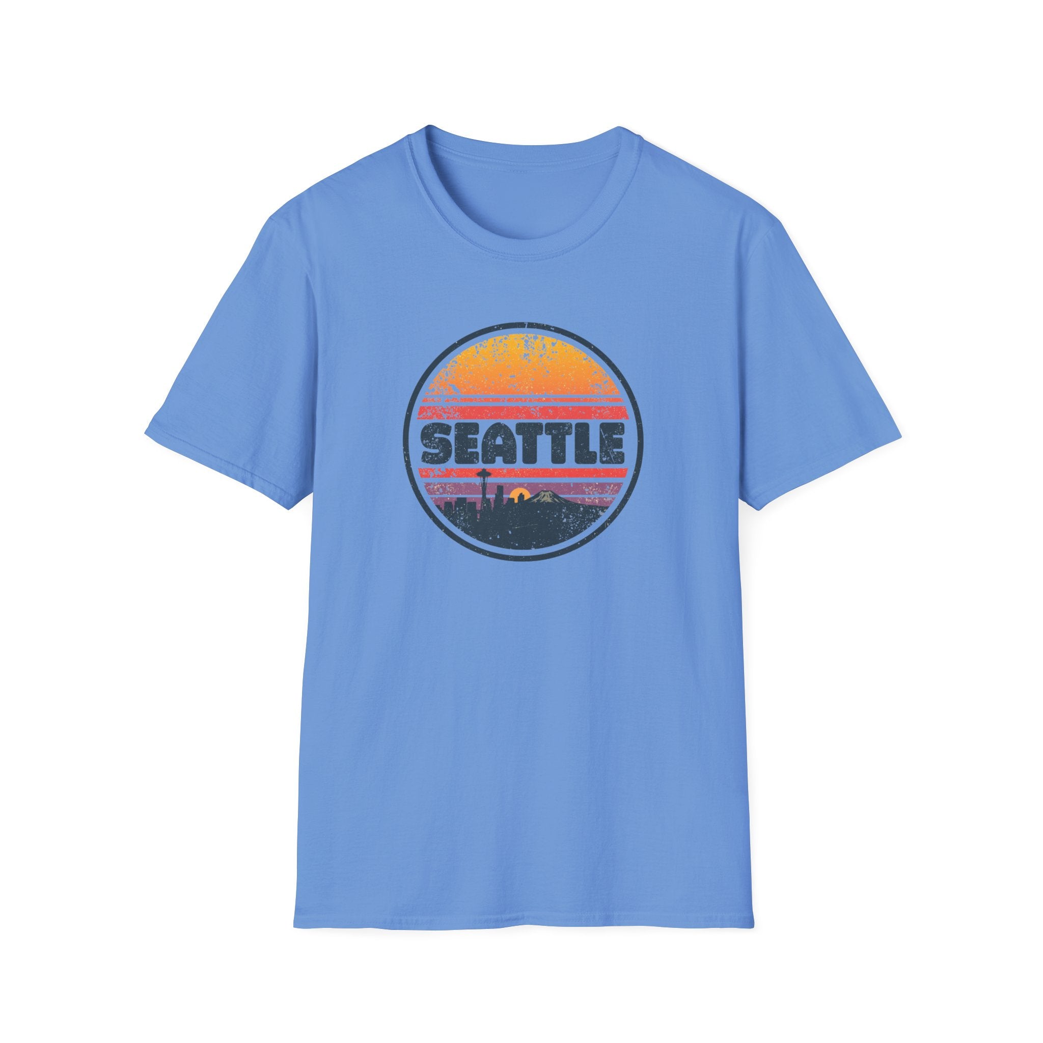 Seattle Retro Sunset T-Shirt