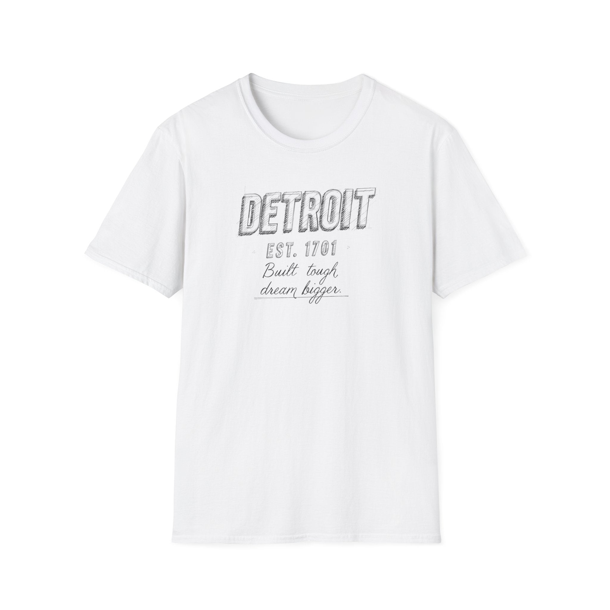 Detroit Vintage Graphic T-Shirt — "Detroit Est. 1701" City Pride Tee
