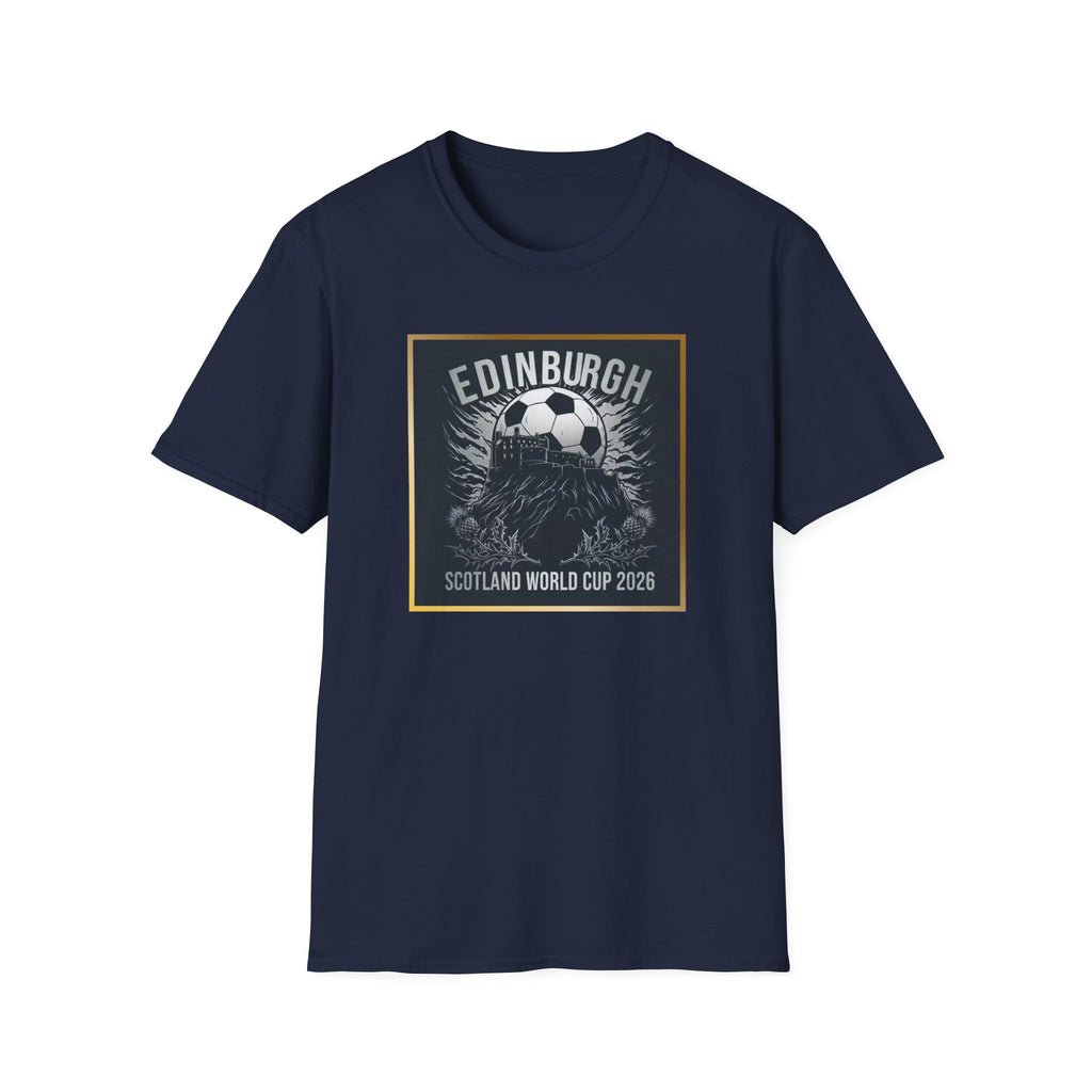 Edinburgh Soccer T-Shirt – Scotland World Cup 2026 Football Tee