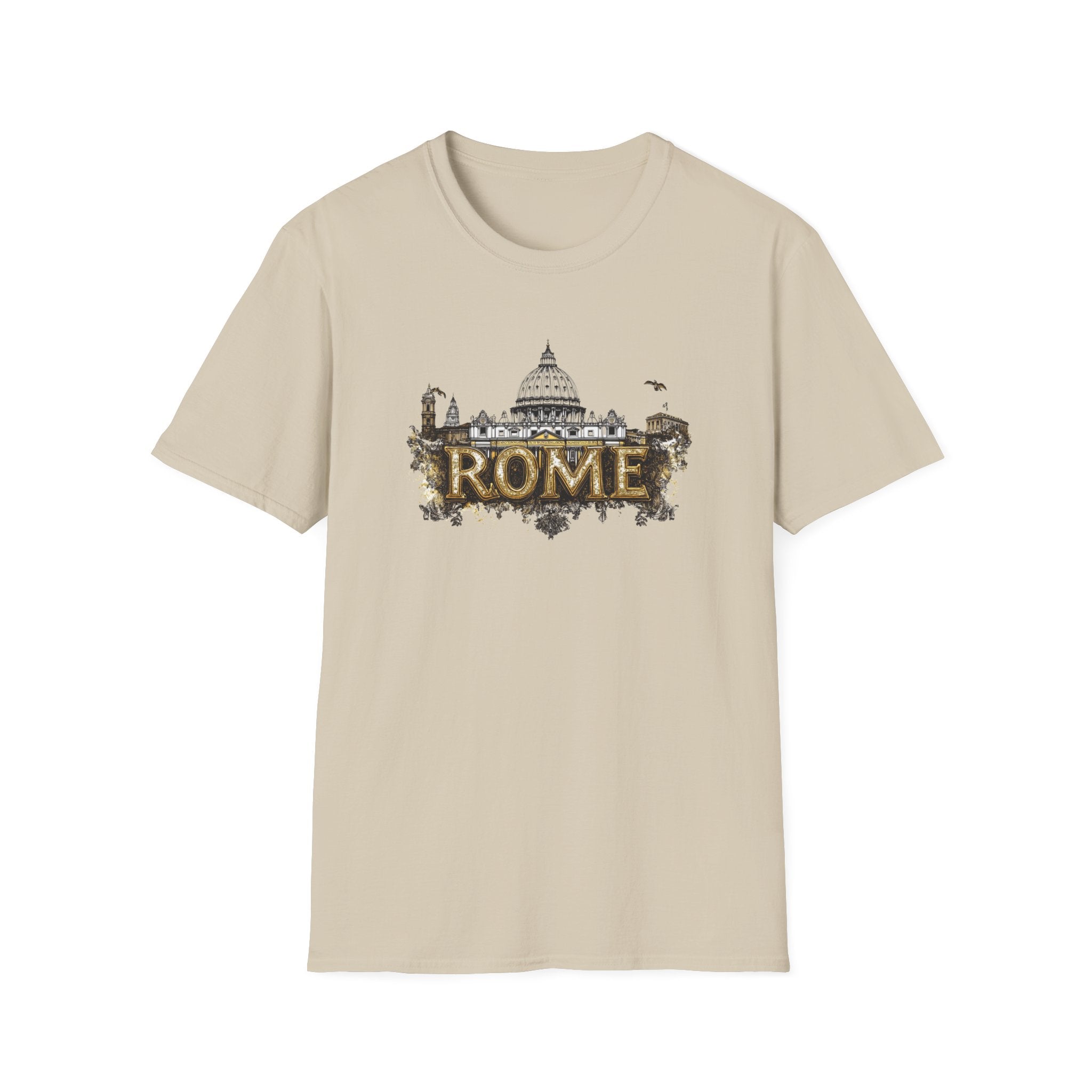 Rome skyline graphic T-Shirt | Rome travel souvenir, Colosseum Vatican design