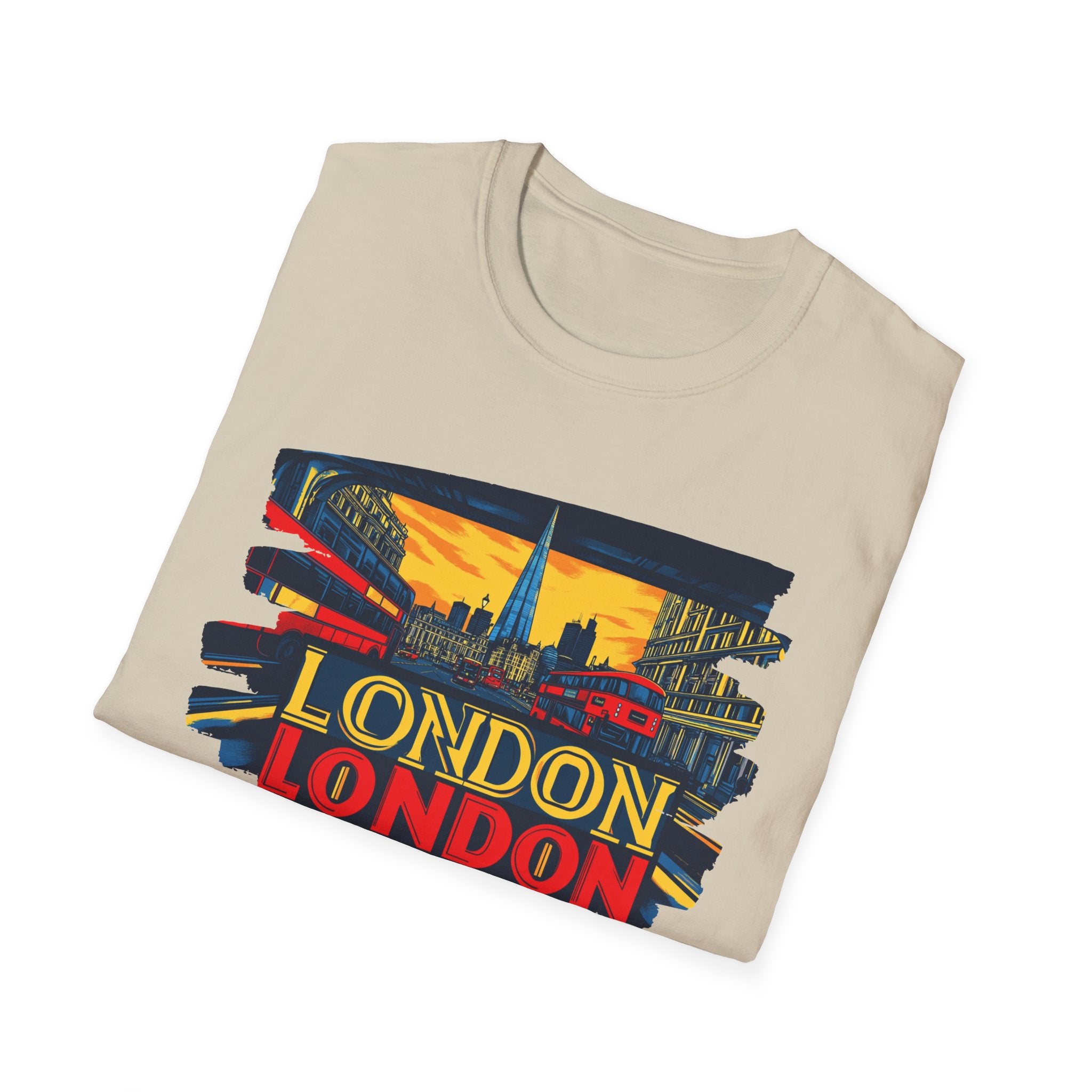London Skyline Graphic T-Shirt | Retro Cityscape London Tee