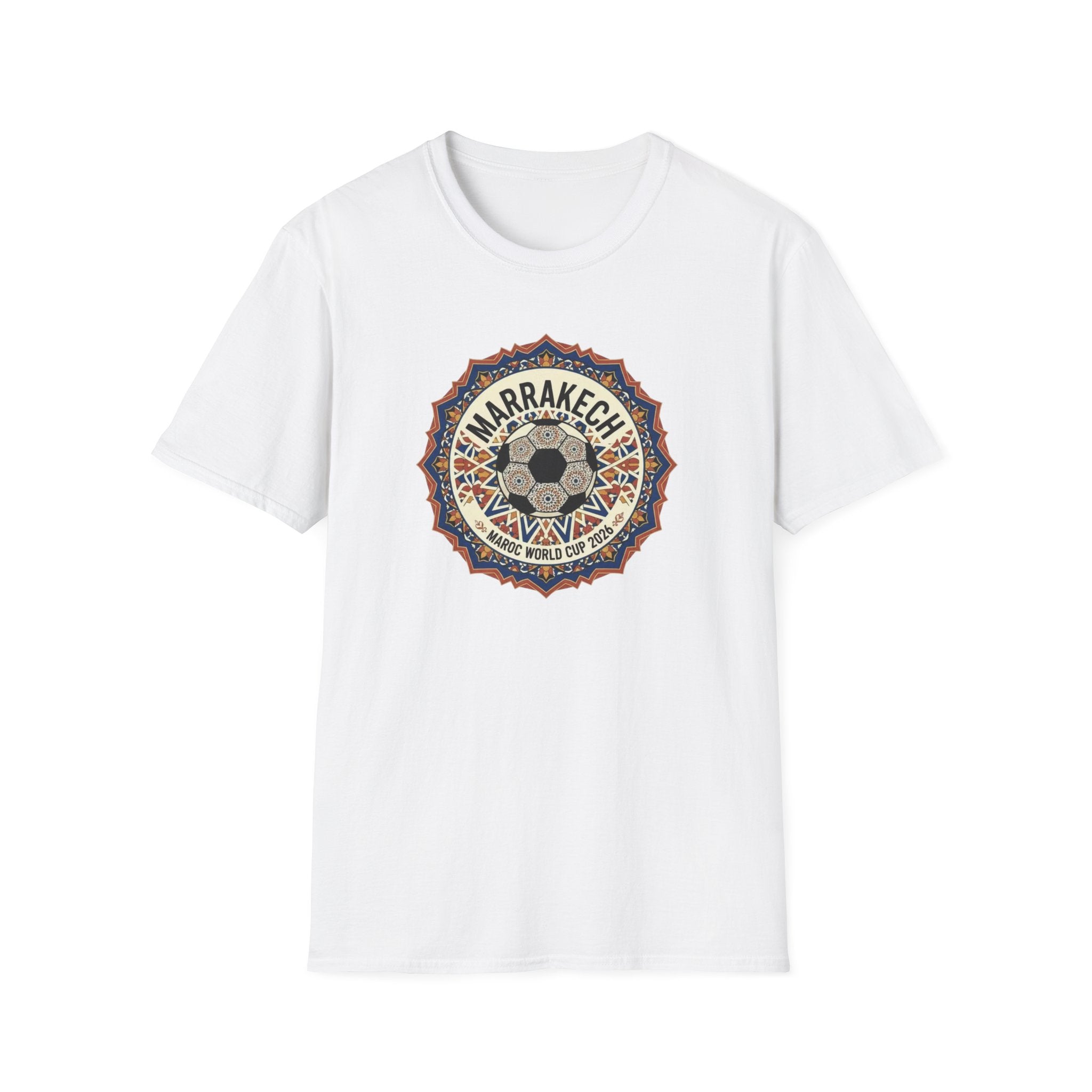 Marrakech Mosaic T-Shirt — Vintage Moroccan Mandala Travel Tee