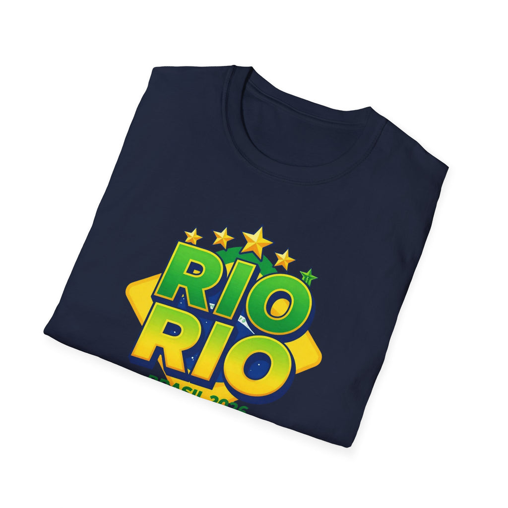 Rio Rio Brasil 2026 T-Shirt — Bright Brazilian Travel Souvenir Tee
