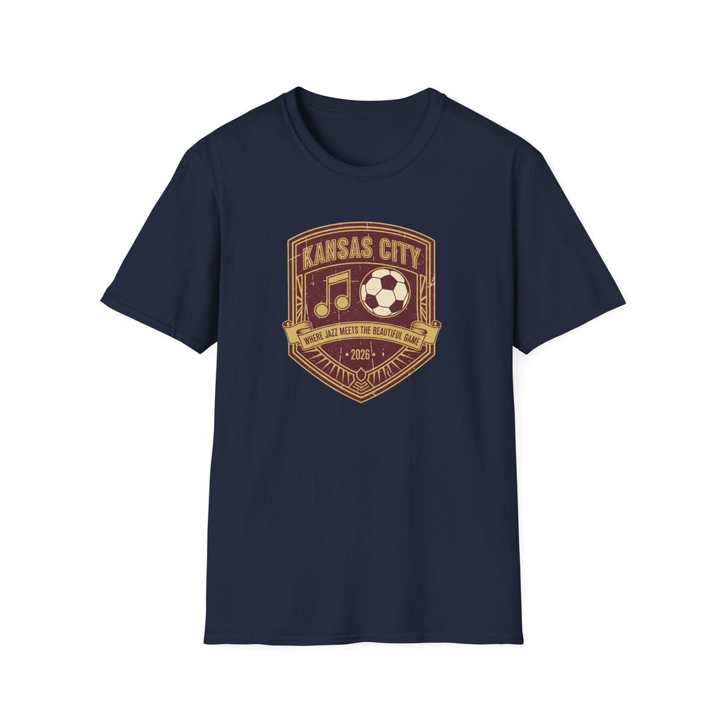 Kansas City Music & Soccer Crest T-Shirt