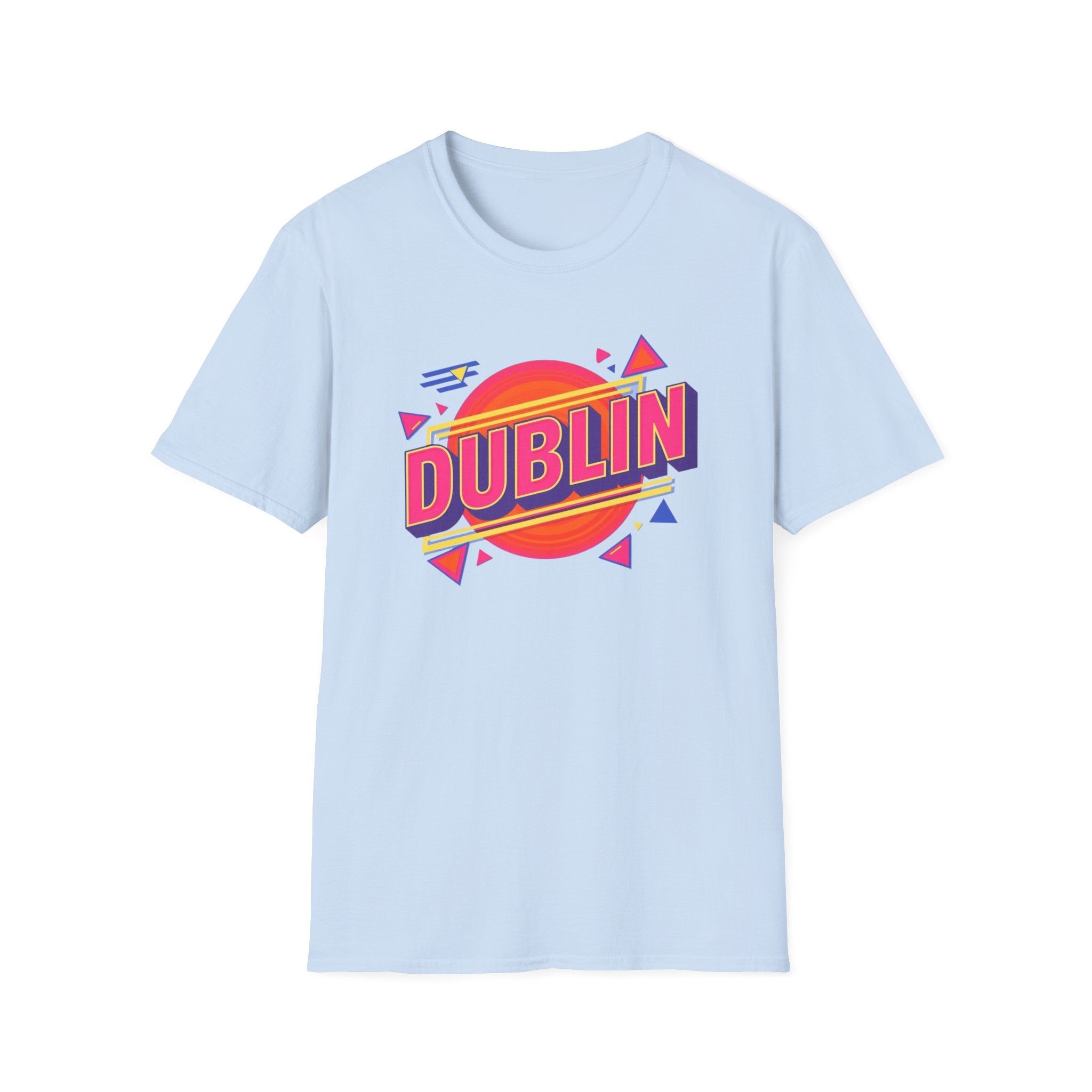 Dublin Retro 3D Unisex Softstyle T-Shirt