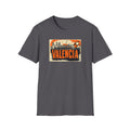 Valencia Vintage Soccer Graphic T-Shirt | City Skyline, Football Art