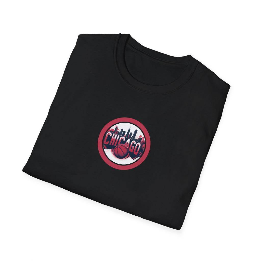 Chicago Skyline Circle Logo T-Shirt | Cityscape Graphic Tee