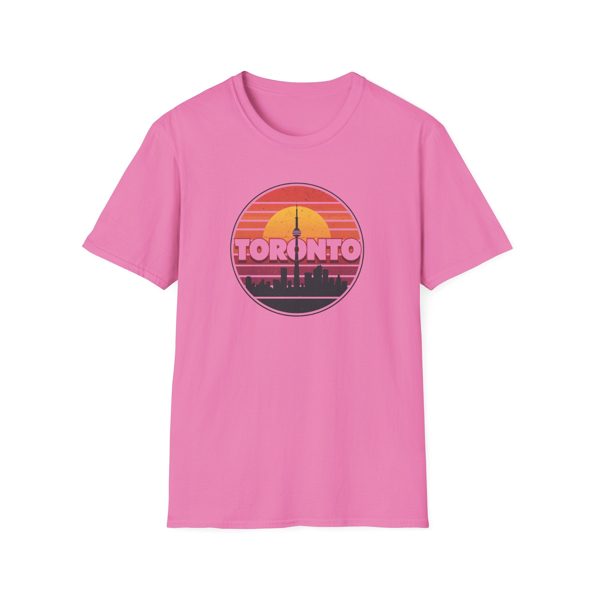 Toronto Retro Sunset T-Shirt — Vintage City Skyline Tee