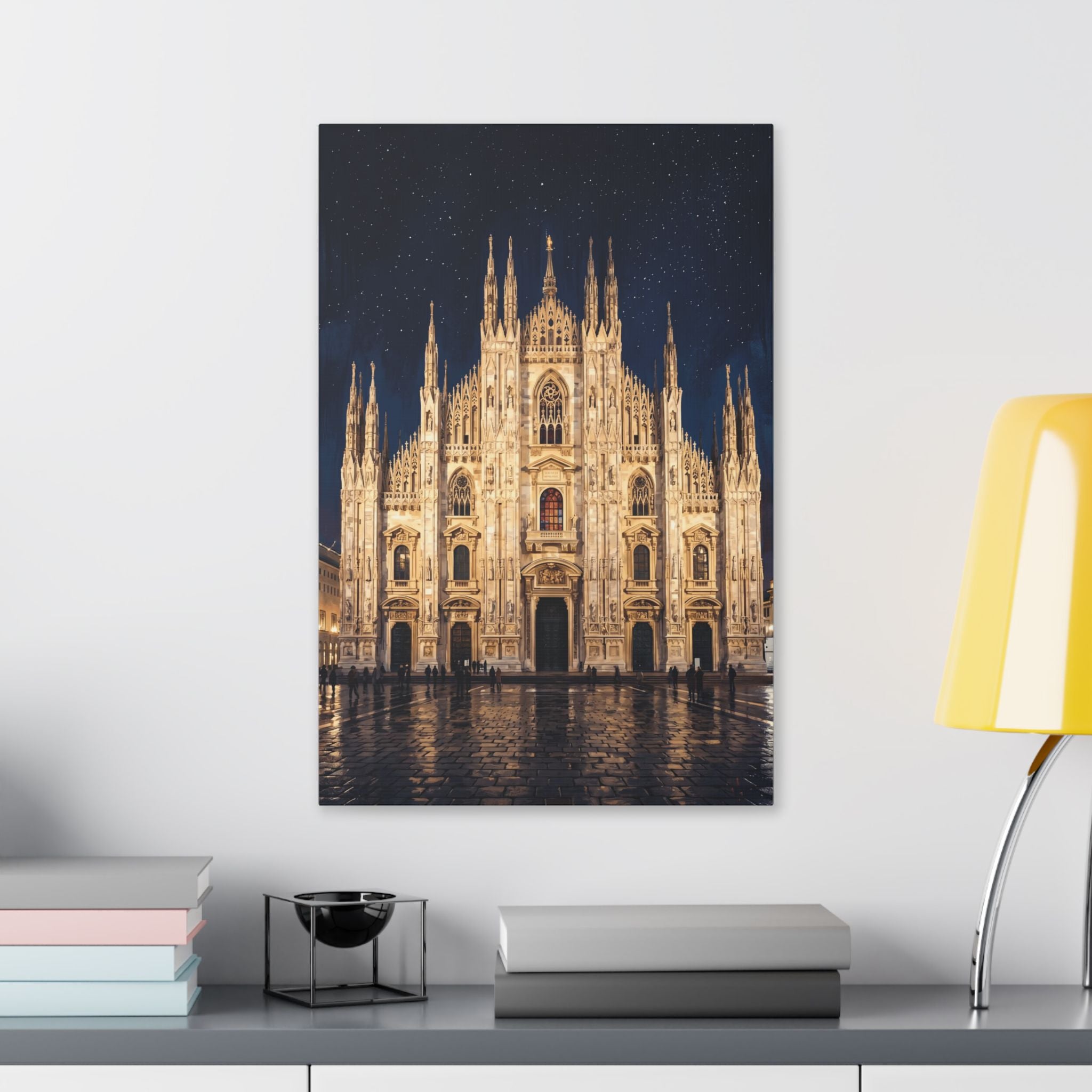 Duomo di Milano Nightscape Canvas