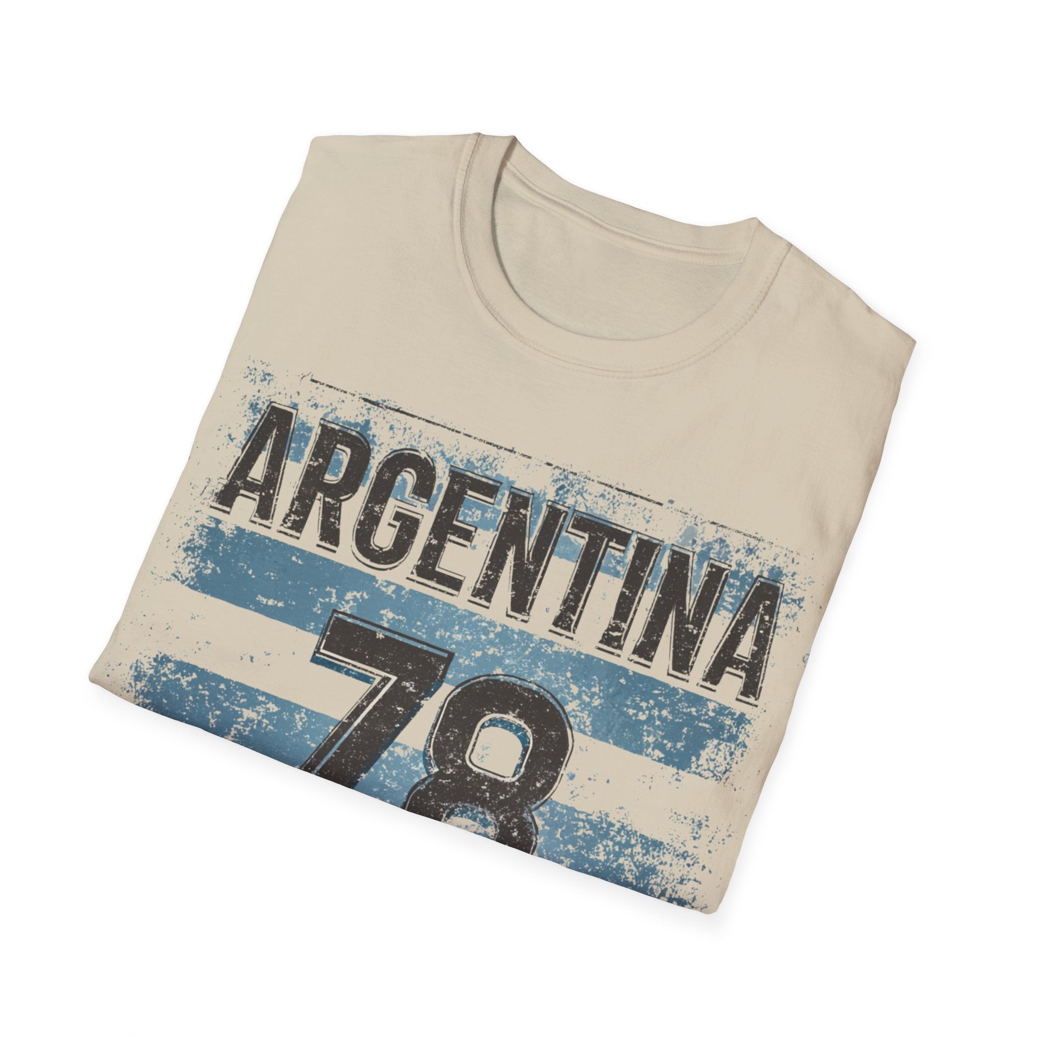 Argentina 78 T-Shirt | Vintage Stripes Soccer Jersey Style