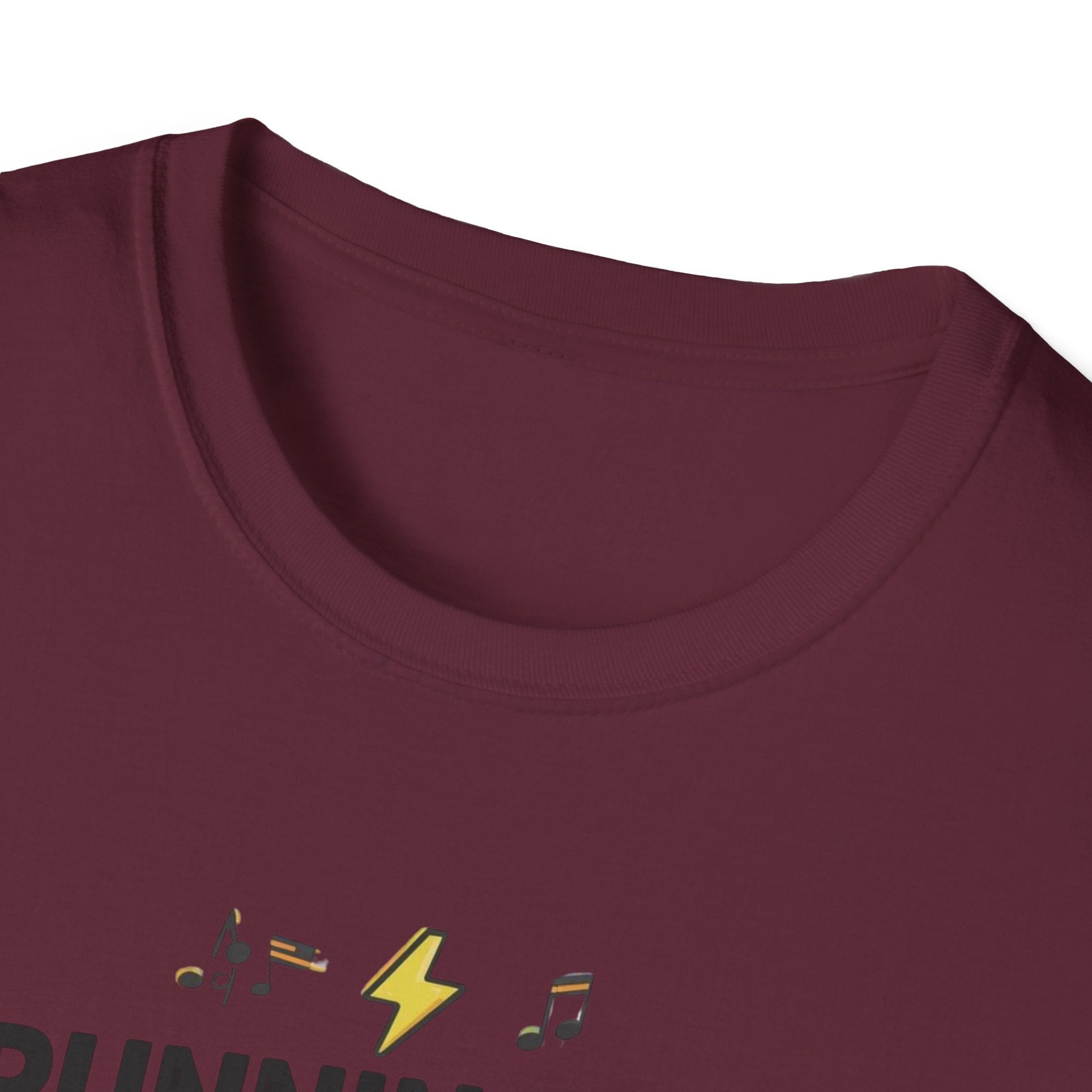 Running on Bytes and Vibes T-Shirt — Retro Tech Austin Graphic Tee