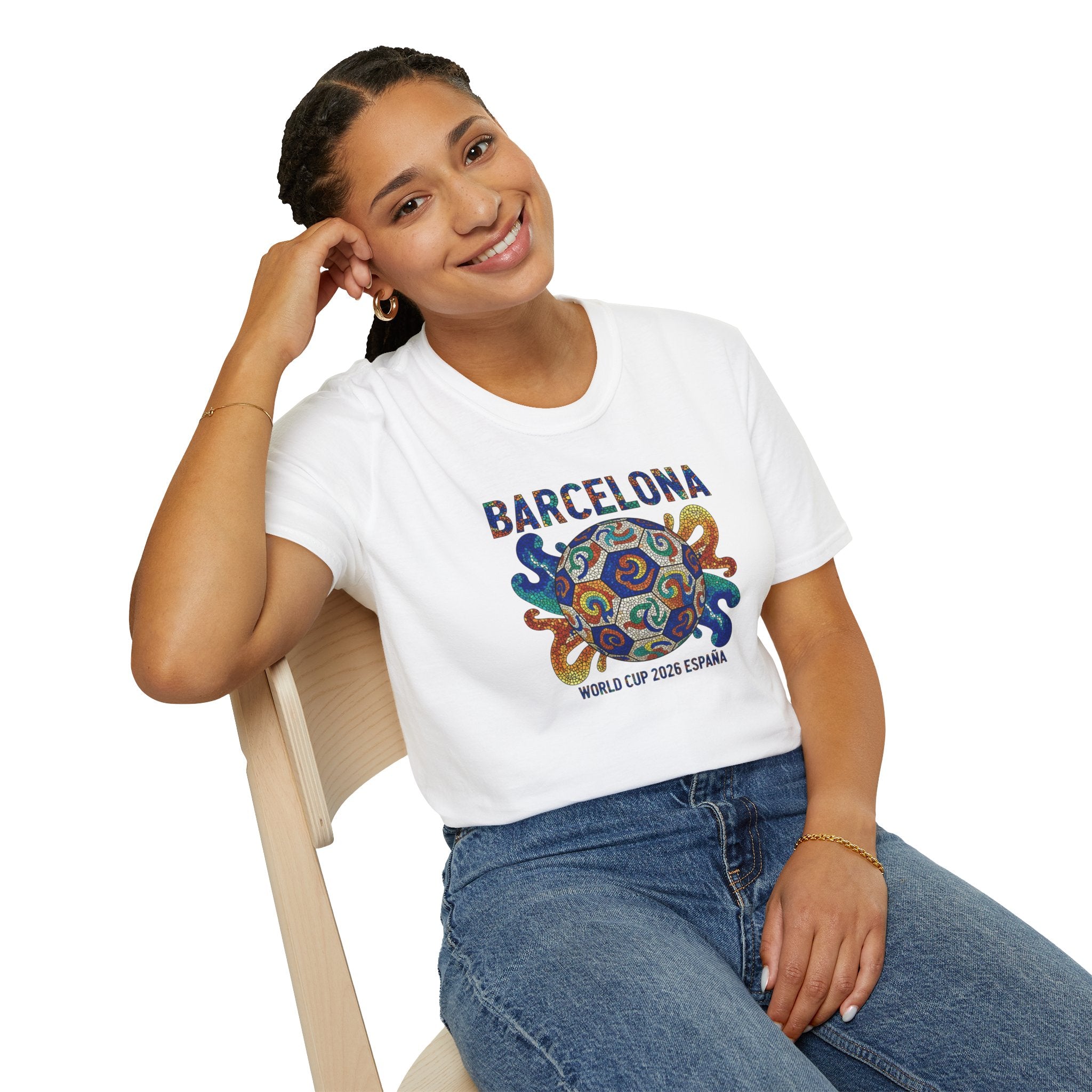 Barcelona Octopus T-Shirt — World Cup España 2026 Soccer Fan Tee