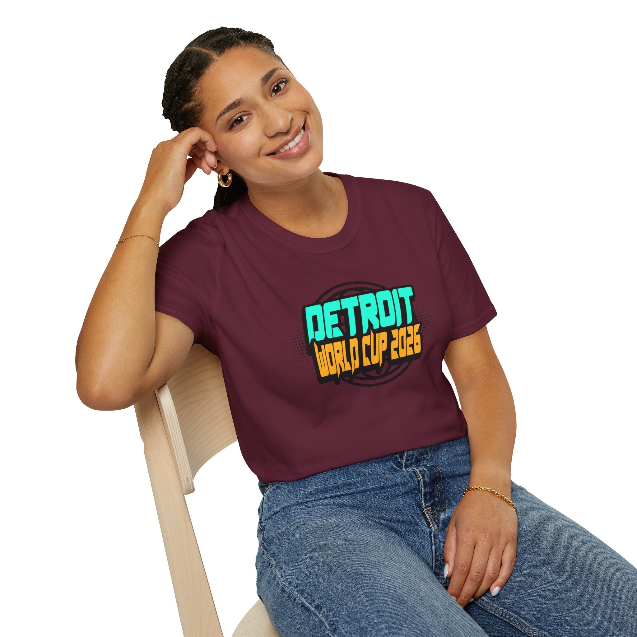 Detroit World Cup 2026 T-Shirt — Retro Soccer Graphic Tee