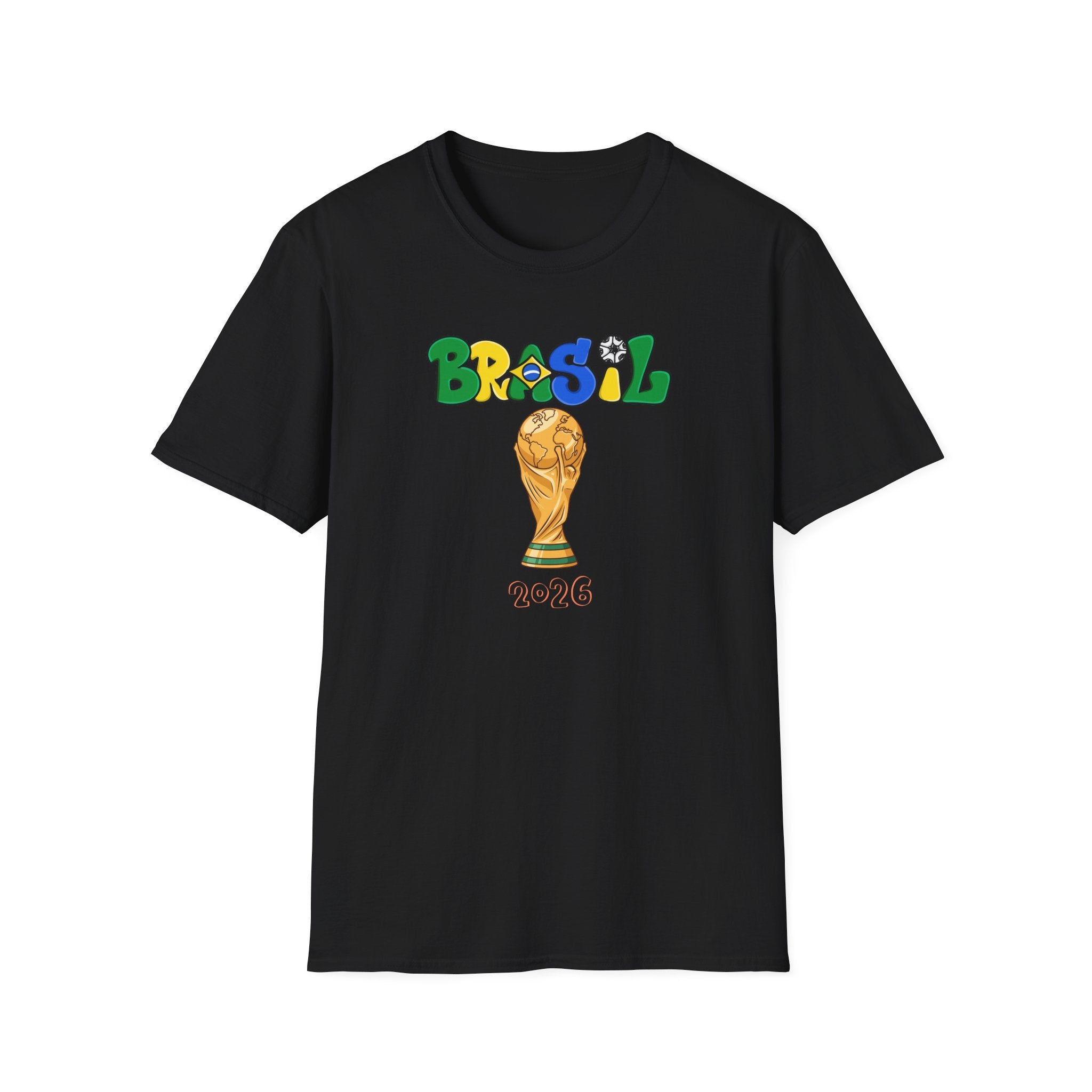 Brasil World Cup Trophy T-Shirt — Brazil Soccer Fan Tee