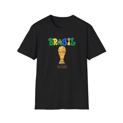 Brasil World Cup Trophy T-Shirt — Brazil Soccer Fan Tee